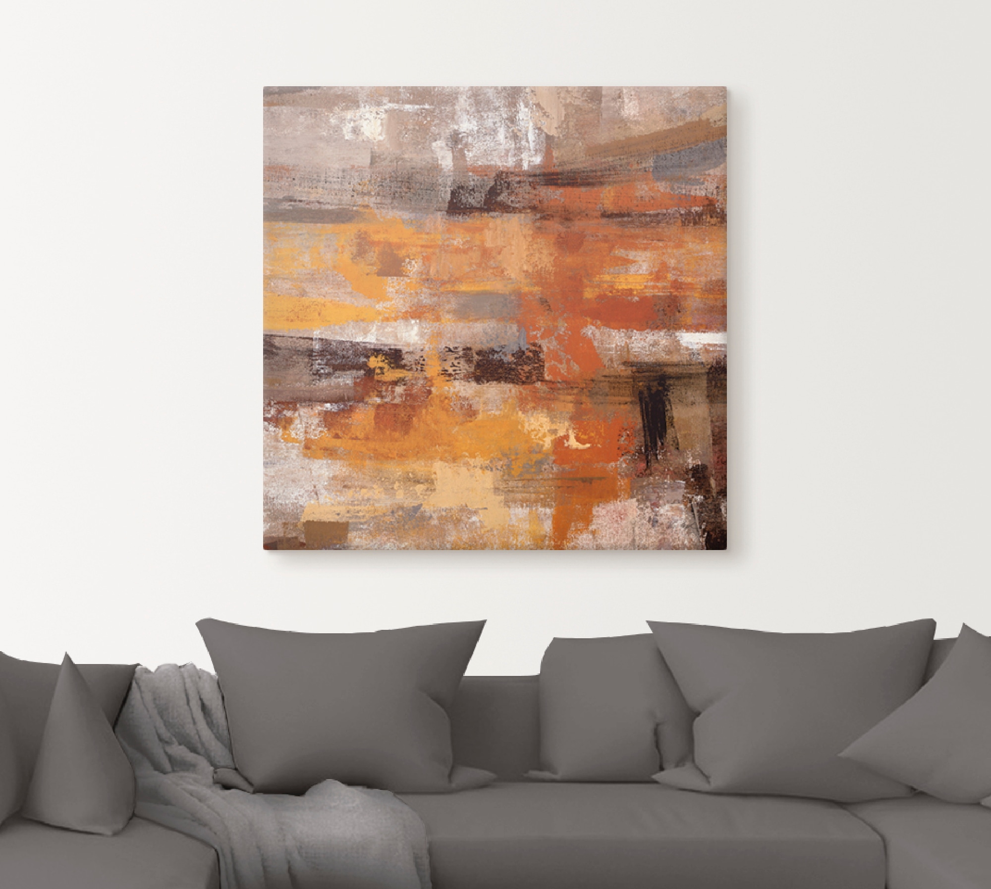 Artland Leinwandbild »Mojave-Strasse« Gegenstandslos 1 Stk. tlg. auf Holzrahmen gespannt