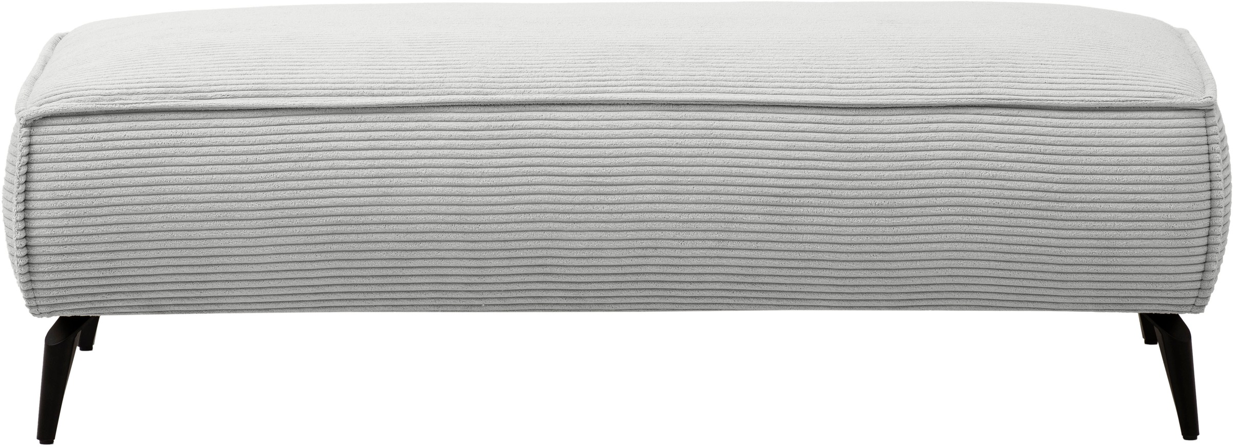 GOODproduct 1,5 siège »TVINNU Cord« de la série TVINNU, confort d'assise agréable, rectangulaire, pieds noirs