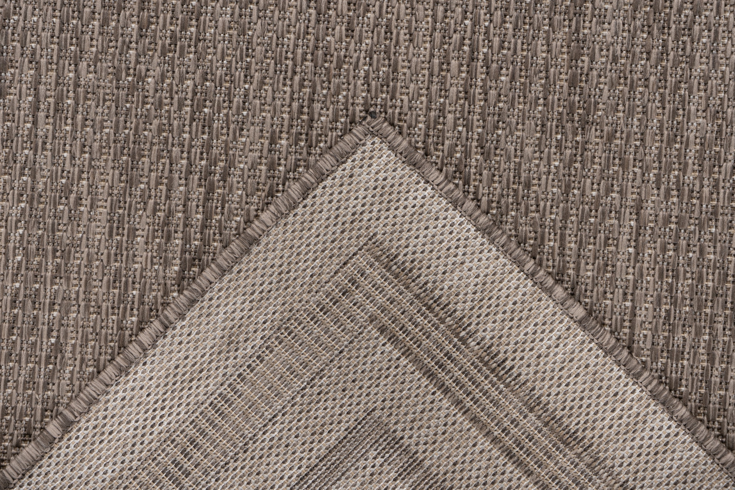 Kayoom Teppich »Nibru 325« rechteckig 5 mm Höhe Flachgewebe, In- und Outdoor geeignet, schnell trocknend