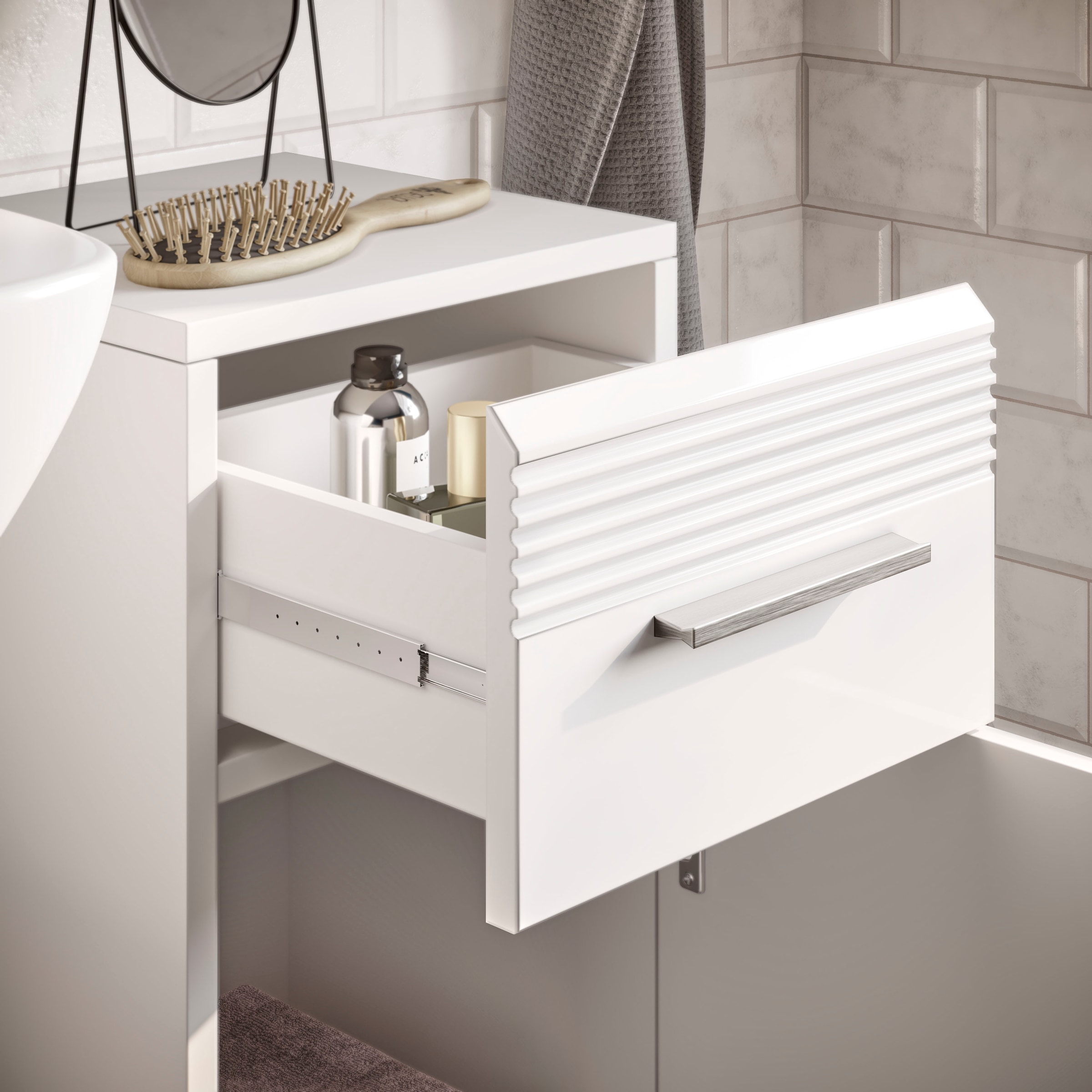 Home affaire Ensemble de meubles de salle de bain »Malmö, 5 teilig, bestehend aus:« Set, 5 cuis tlg.