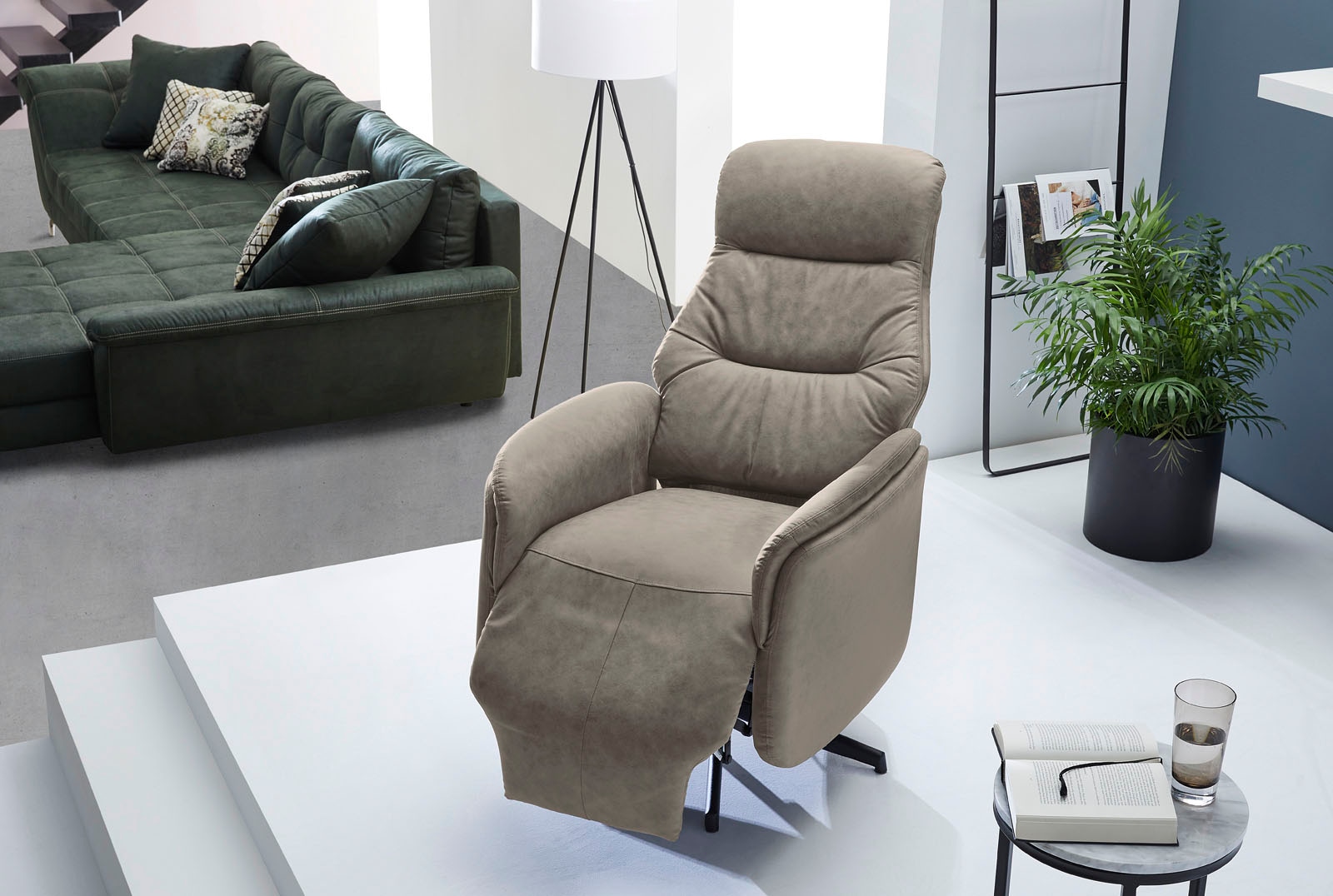 Jockenhöfer Gruppe TV-Sessel »Doro, B: 73 cm, Sitzhöhe: 50 cm« elektr. Relaxfunktion, 2 Motoren, separate Steuerung Fuss- & Rückenteil