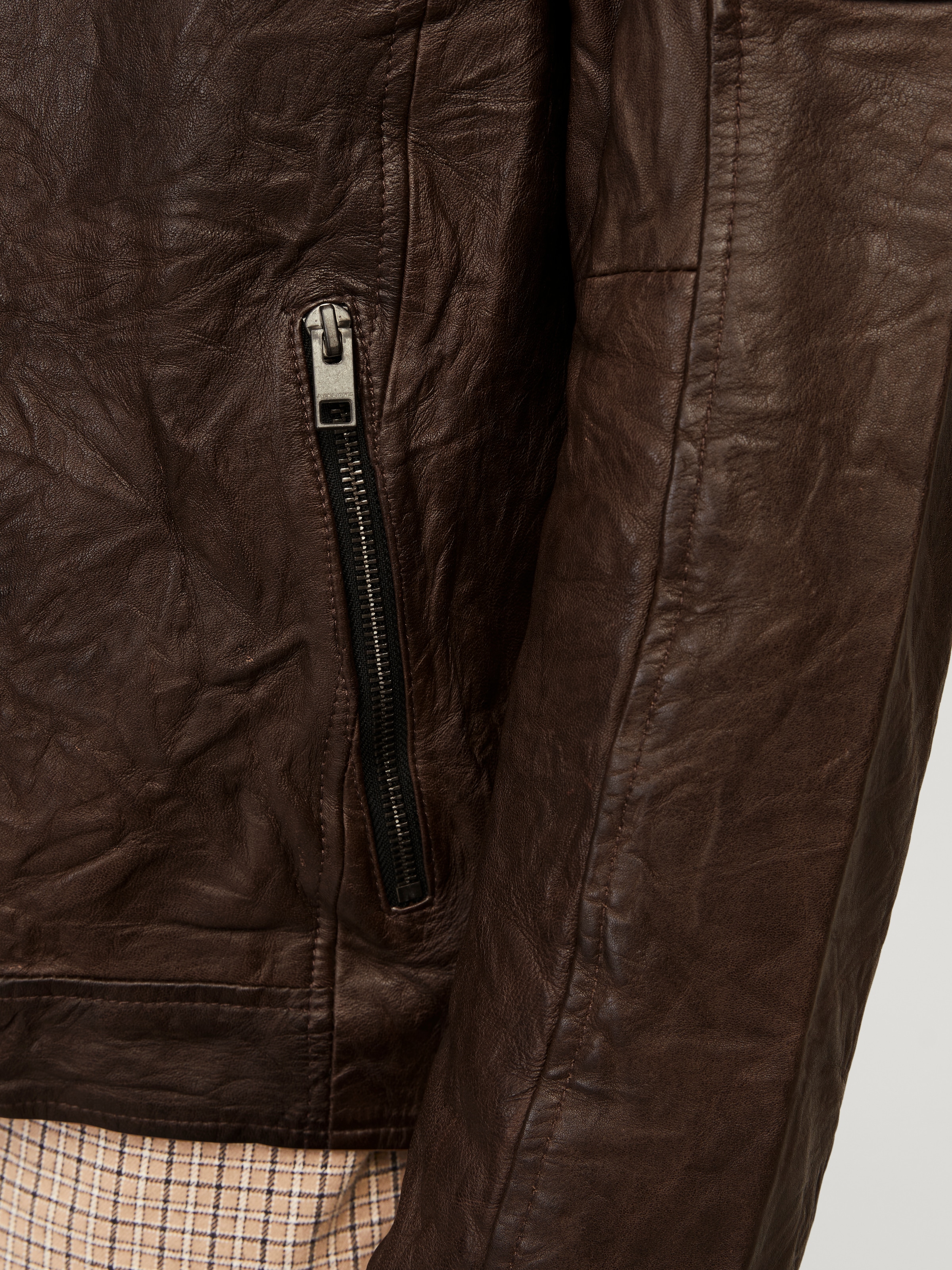 Jack & Jones Lederjacke »JJERICHARD LEATHER JACKET NOOS«