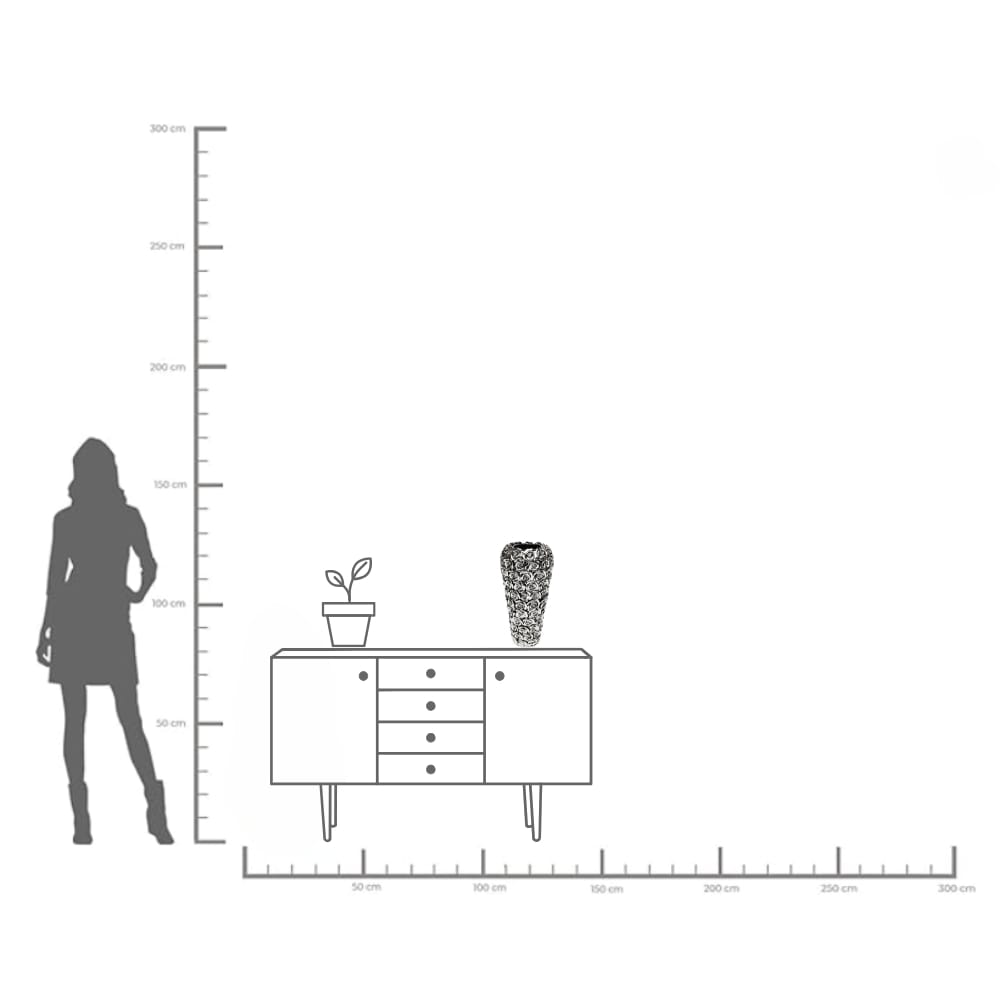 Kare Design Tischvase »Vase Rose Multi Chrom Big«