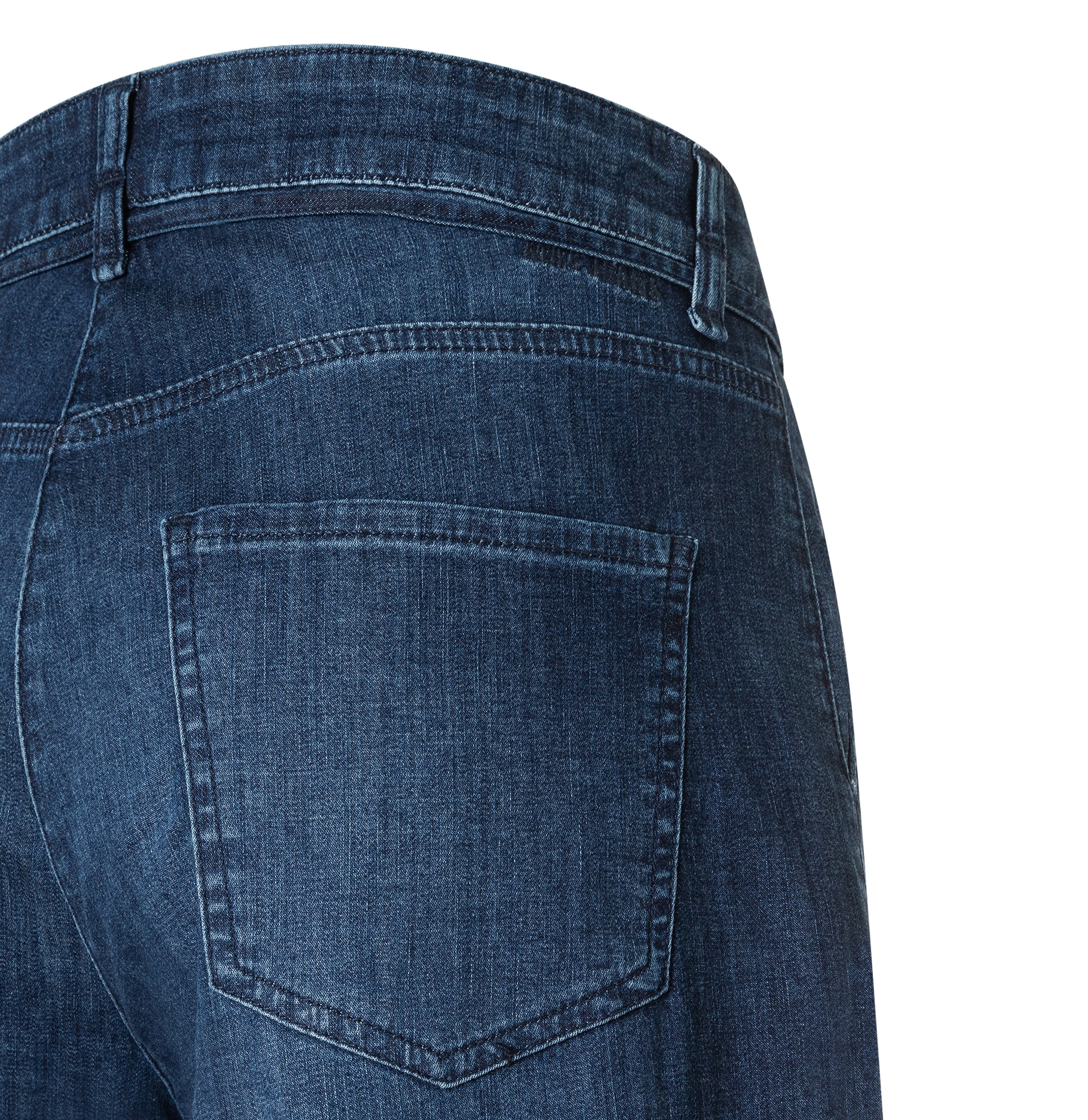 MAC Jeans large »WENDY« avec ceinture nouée en denim