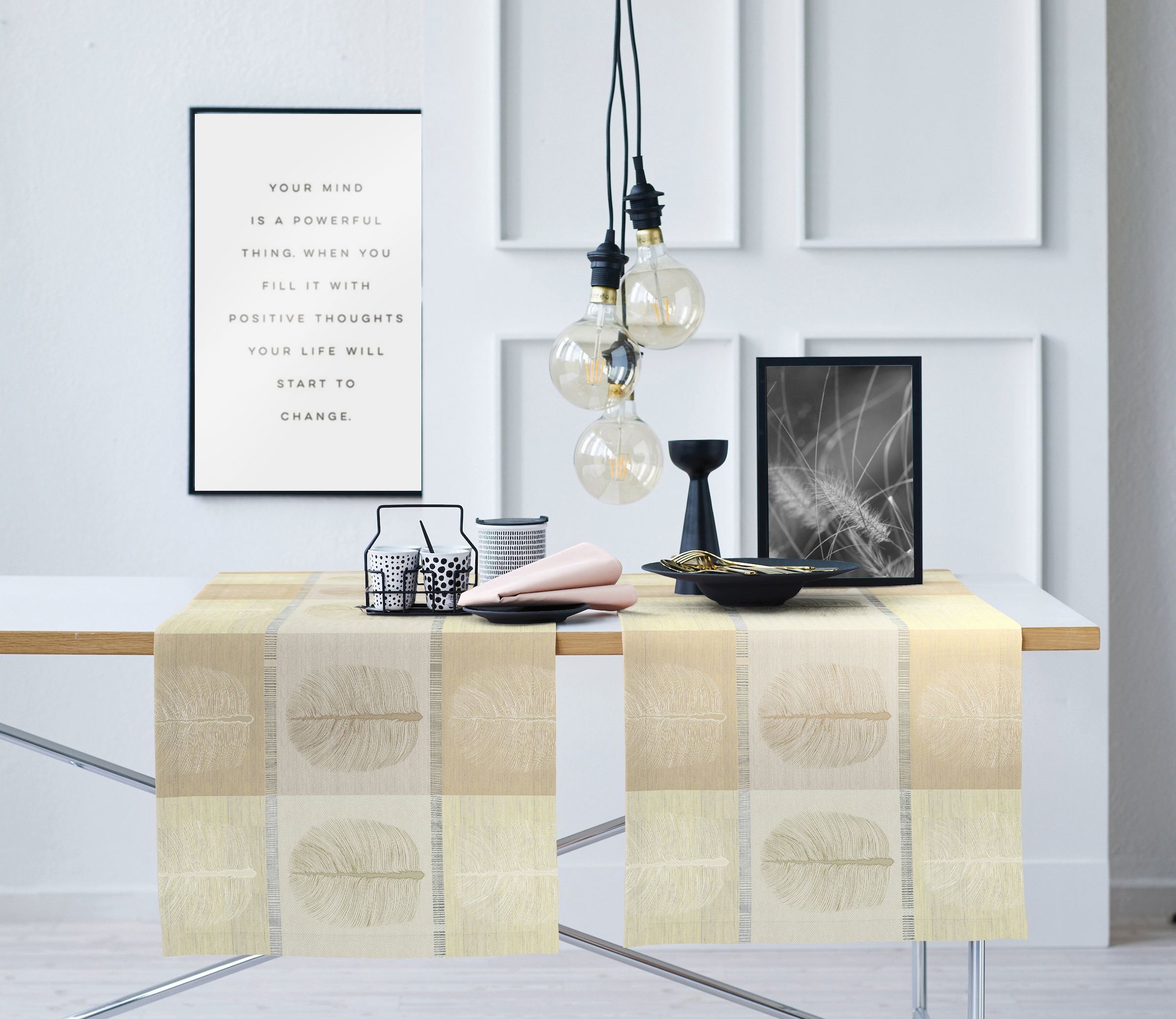 APELT Tischläufer »Vito, LOFT STYLE« Jacquardgewebe