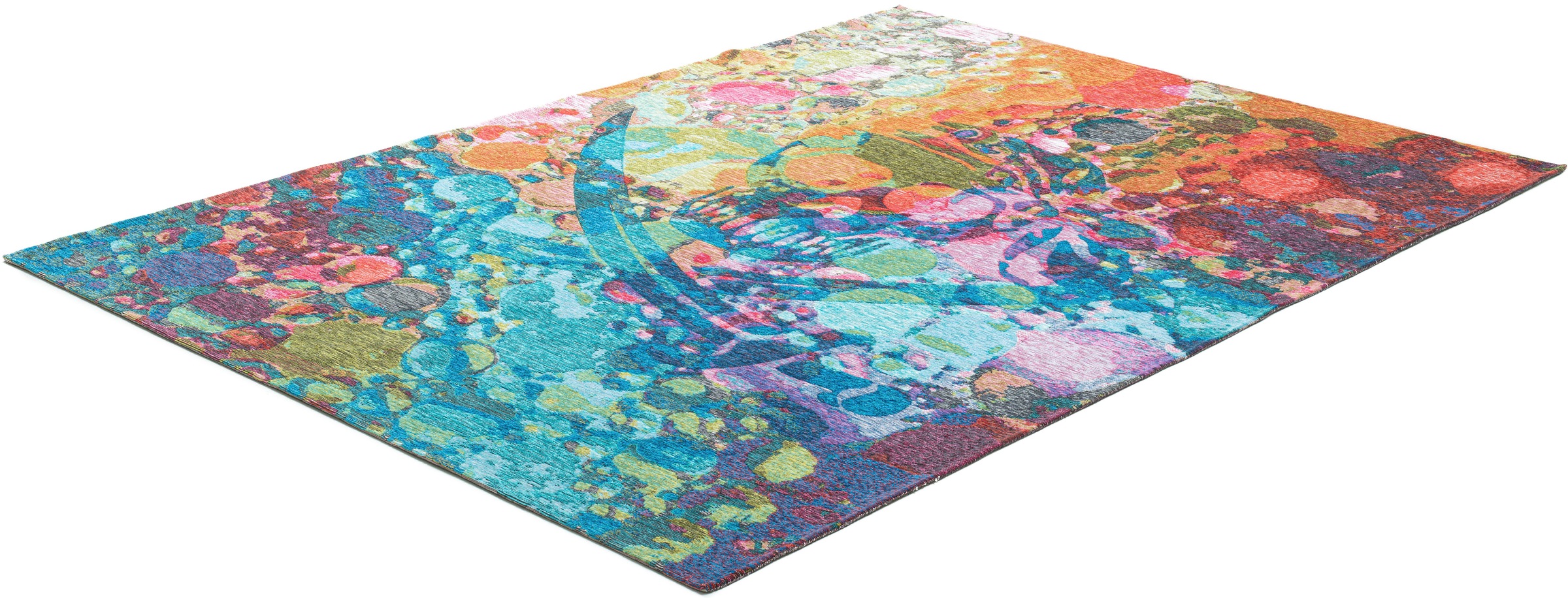 Sansibar Tapis »Keitum 006« Rectangulaire 3 mm Höhe Flachgewebe, modernes Design, Motiv Totenkopf & gekreuzte Säbel