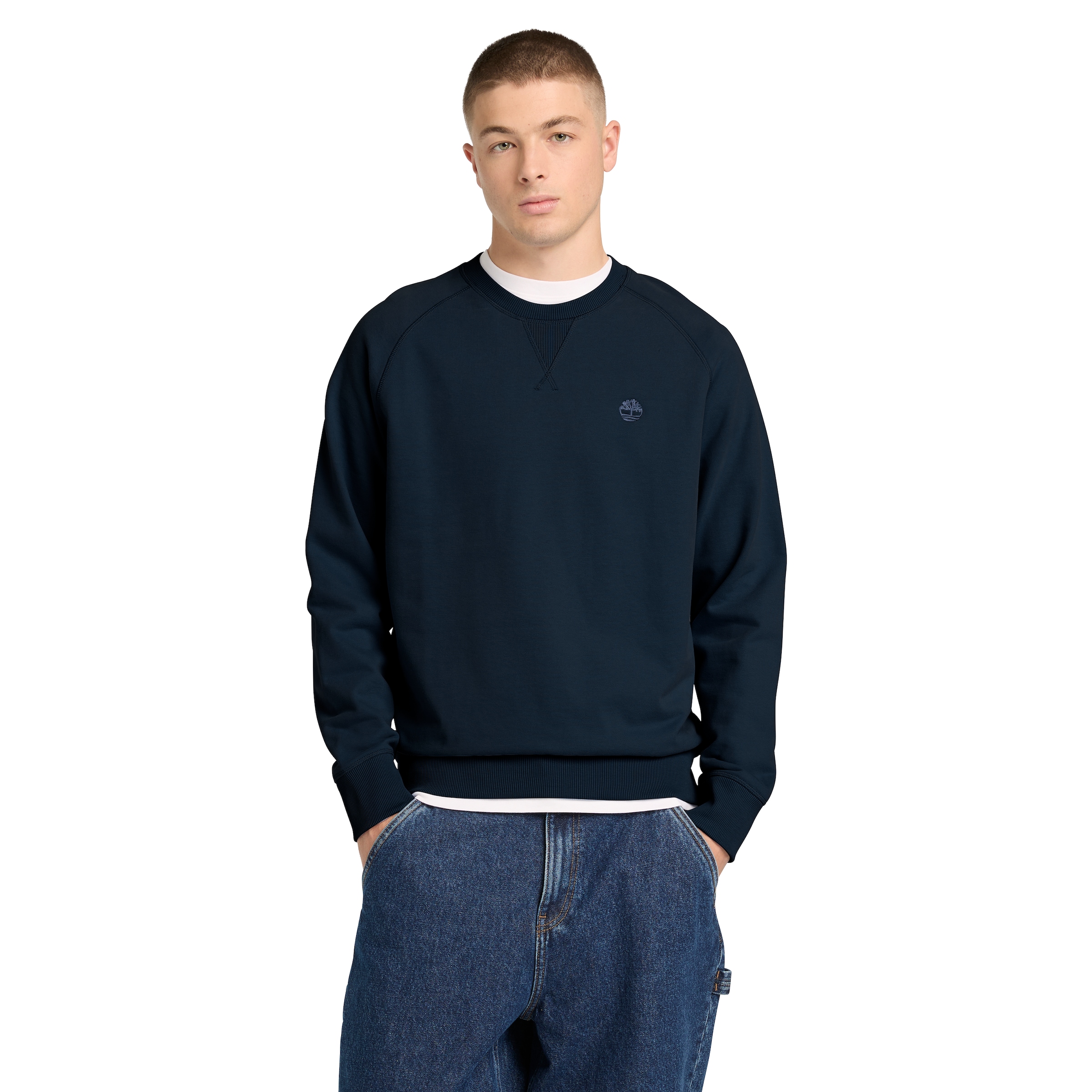Timberland Sweatshirt »EXETER RIVER Loopback Crew Neck Swe«, Langarm-Ausführung, aus Baumwolle, bequemer Schnitt
