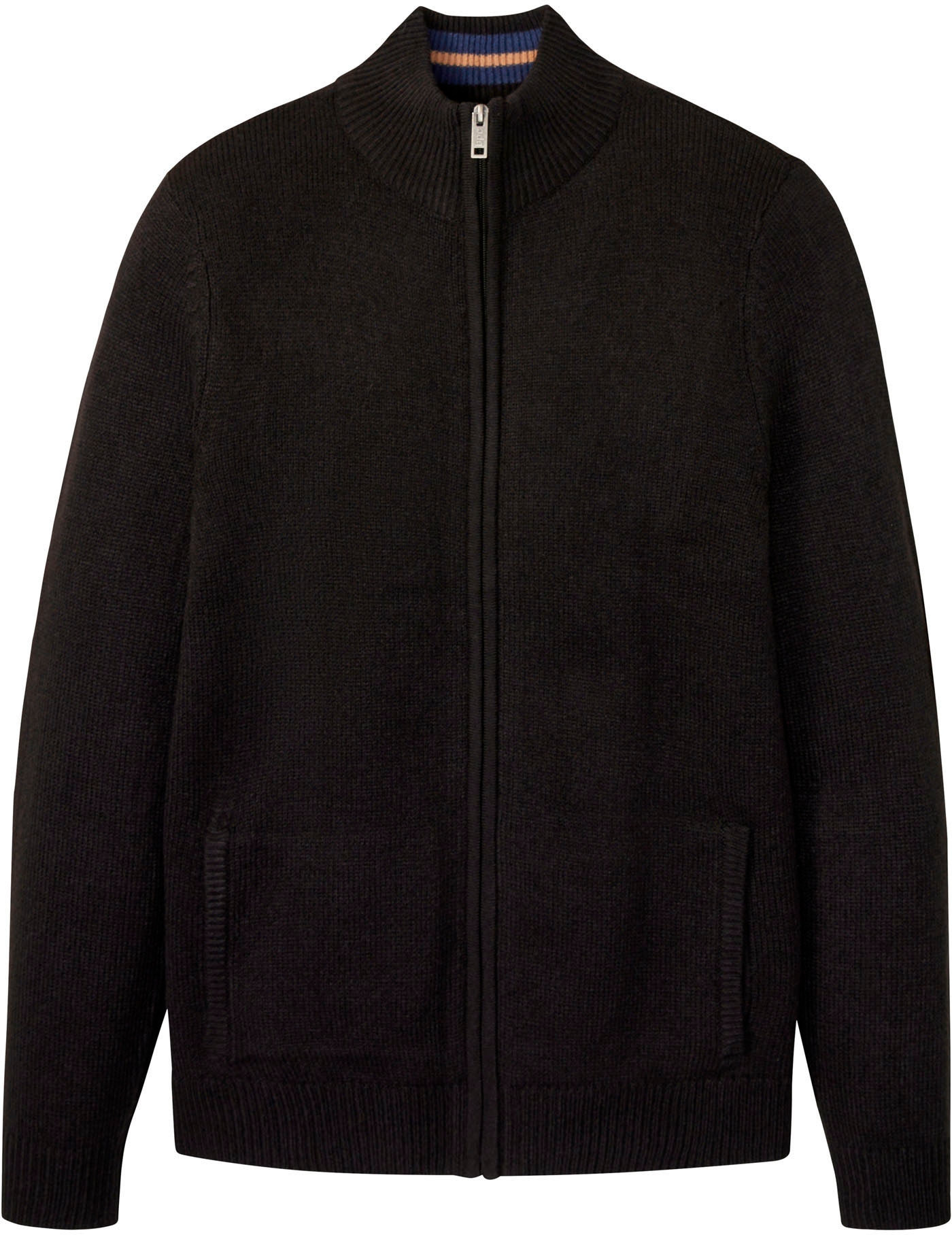 bonprix Strickjacke »Feinstrickjacke« mit Stehkragen, Regular Fit, aus Polyacryl, mit Reissverschluss