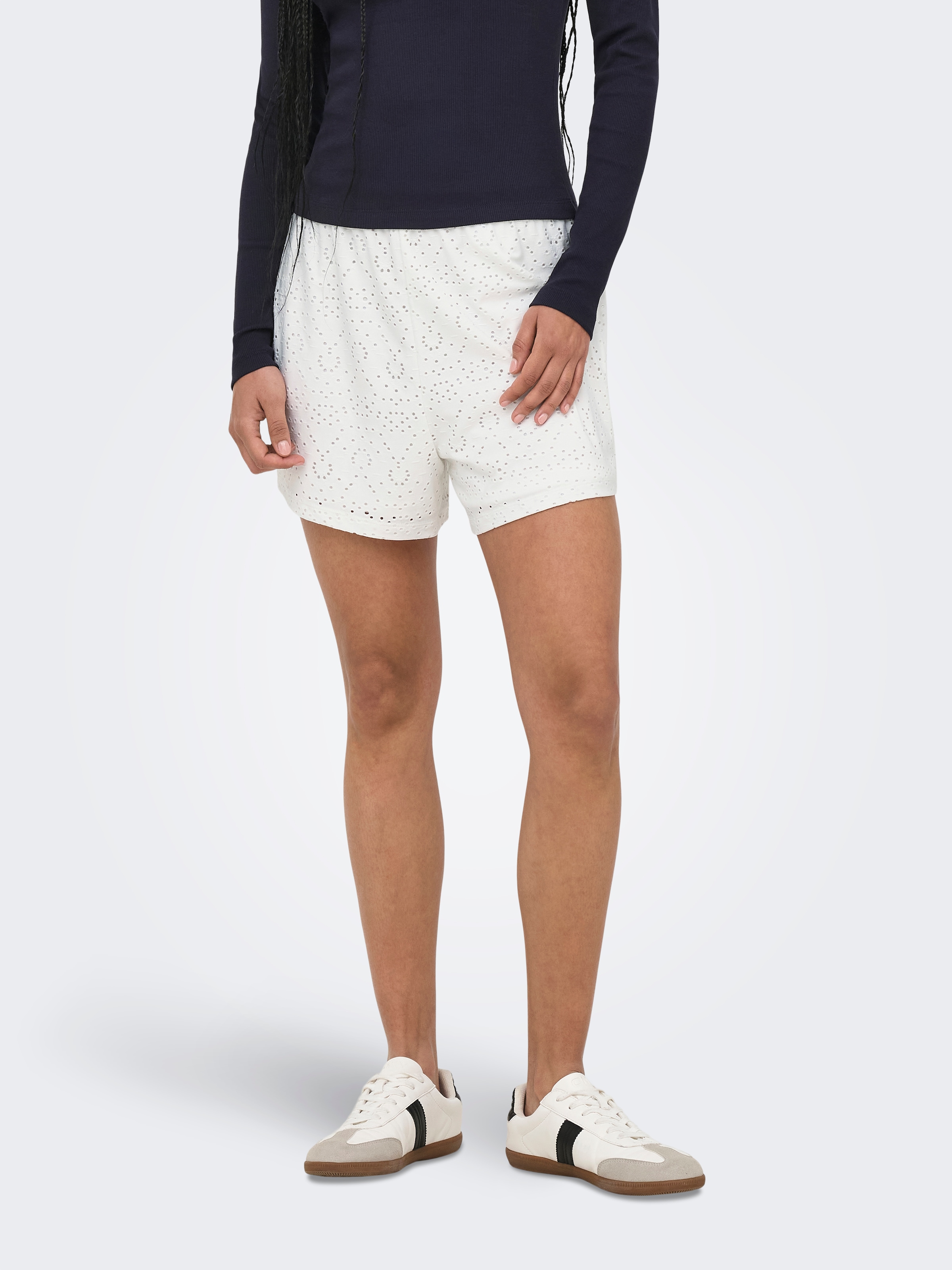 ONLY Short »ONLSMILLA LOOSE SHORTS JRS«  Mélange de matériaux, coupe ample