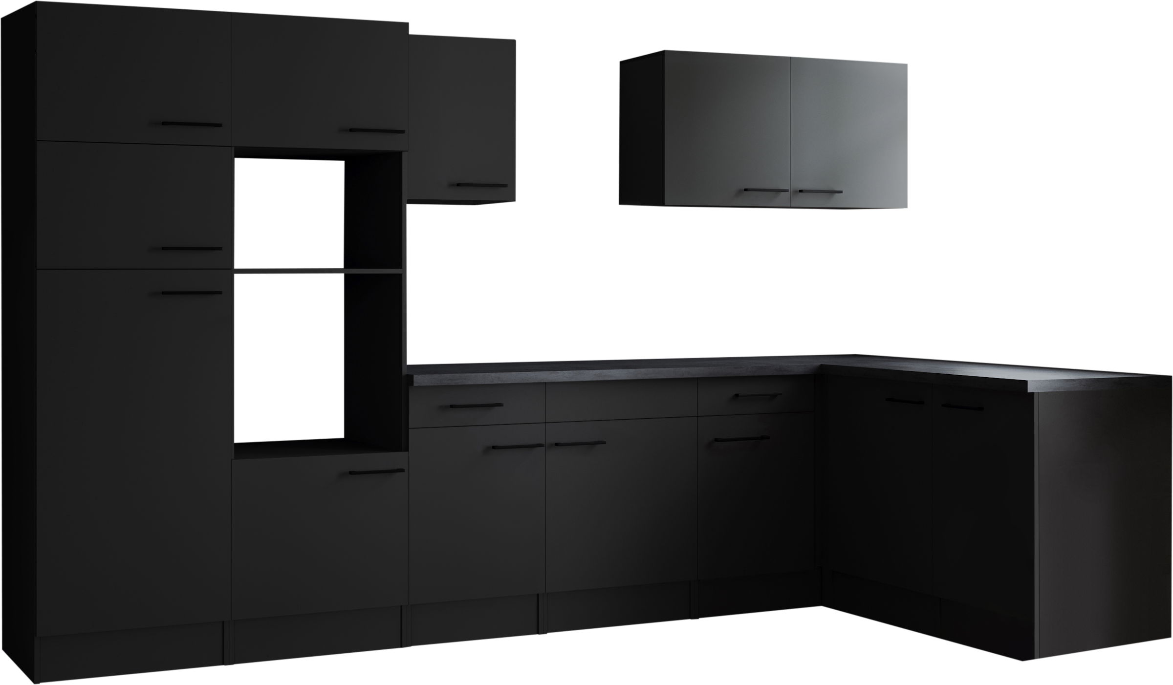 RESPEKTA Cuisine d'angle »Oliver« largeur 340 cm, hauteur de travail 90 cm, en configuration exclusive pour OTTO