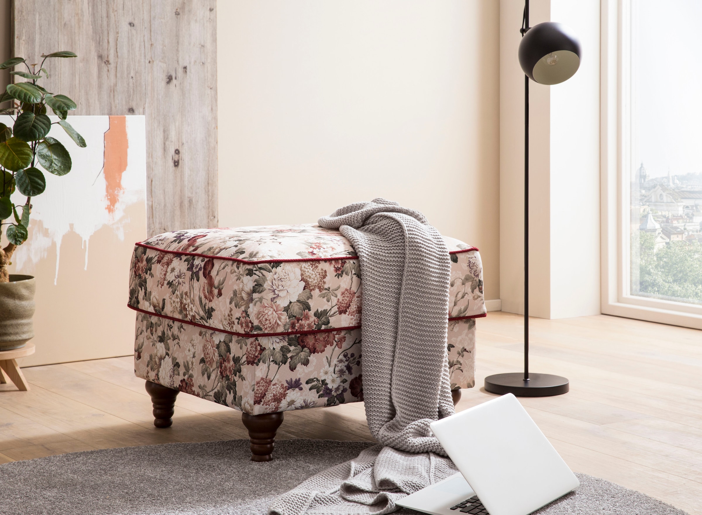 Home affaire Tabouret »LUCIENNE« mit gedrechselten Füssen aus Holz