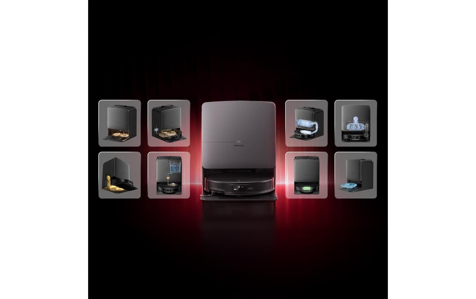 Roborock Saugroboter »mit Wischfunktion Saros 20X mit 36.000 Pa Saugkraft & hohem Wischdruck« Mop-Abnahme, überwindet 8,8cm hohe Schwellen, StarSight2.0 Navigation