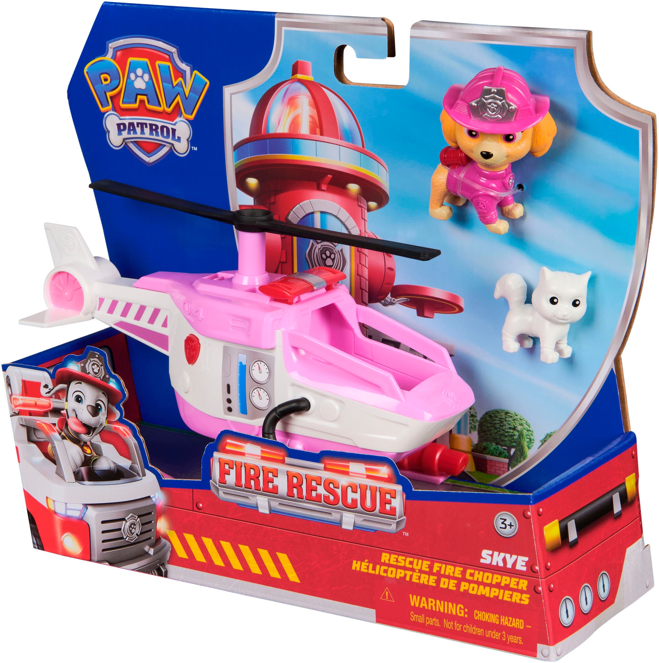 Spin Master Hélicoptère jouet »PAW Patrol Fire Rescue - Skyes Rettungshubschrauber«