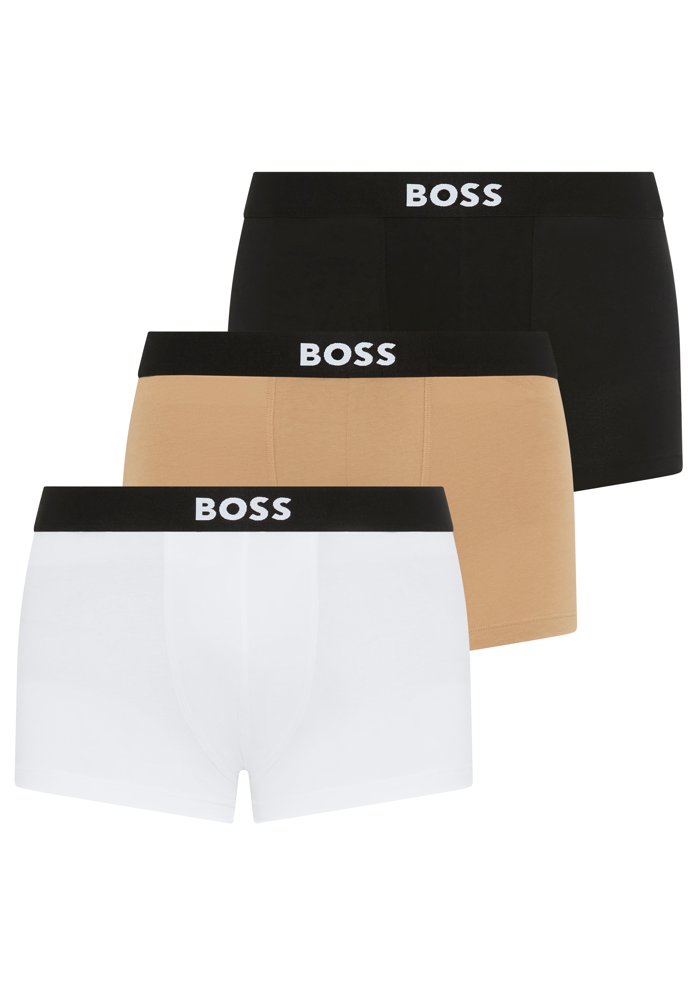 BOSS Trunk »3P Trunk BOSS ONE« mit unifarbenen Bund