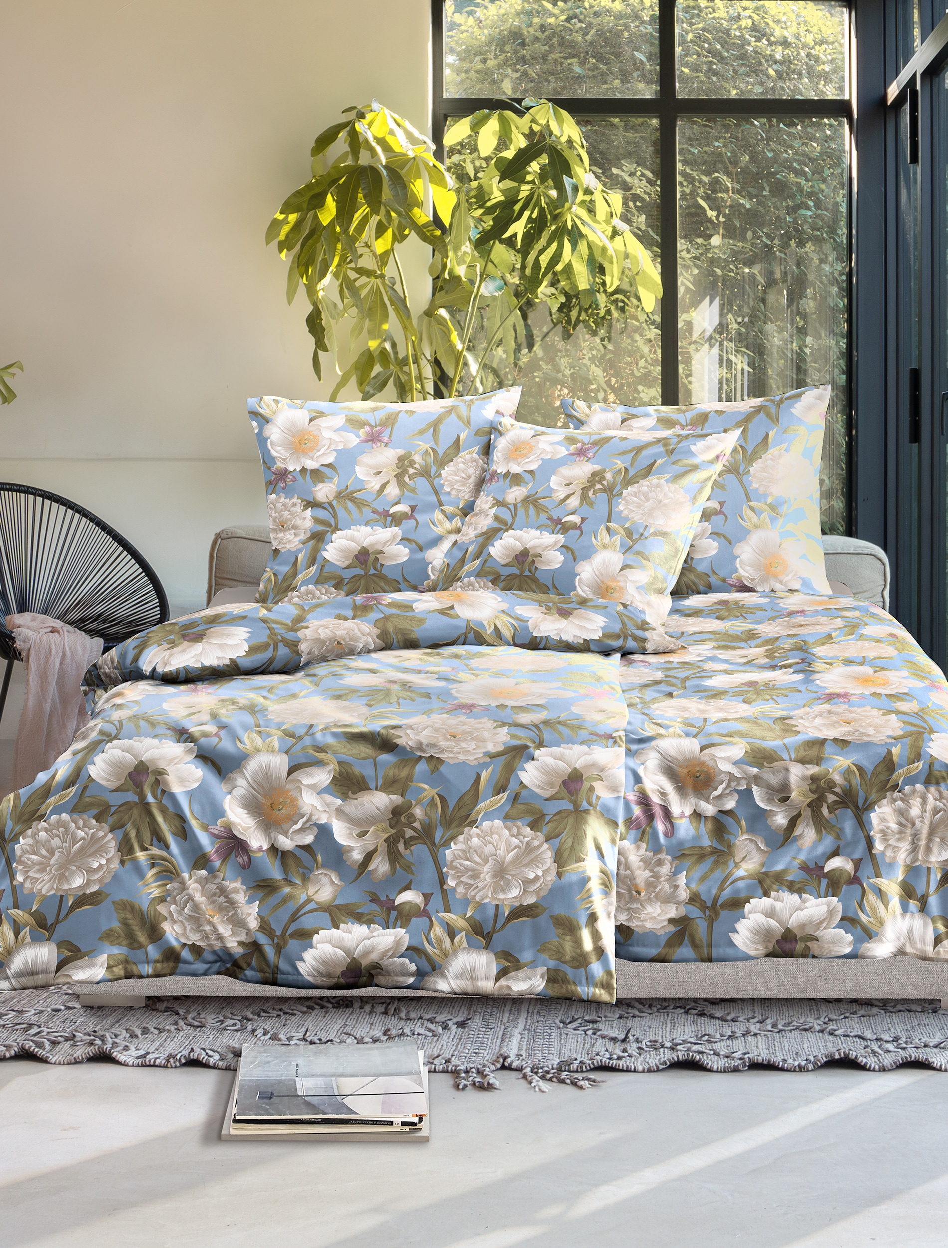 Irisette Linge de lit »Wave 8777« 2 Mako-satin, agréable à porter et respirant, qualité toute l'année