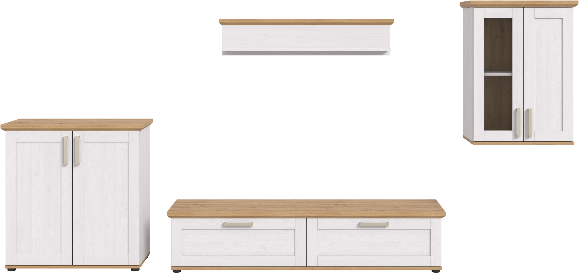 Home affaire Meuble mural »Cosenza« Set, 4 cuis tlg.