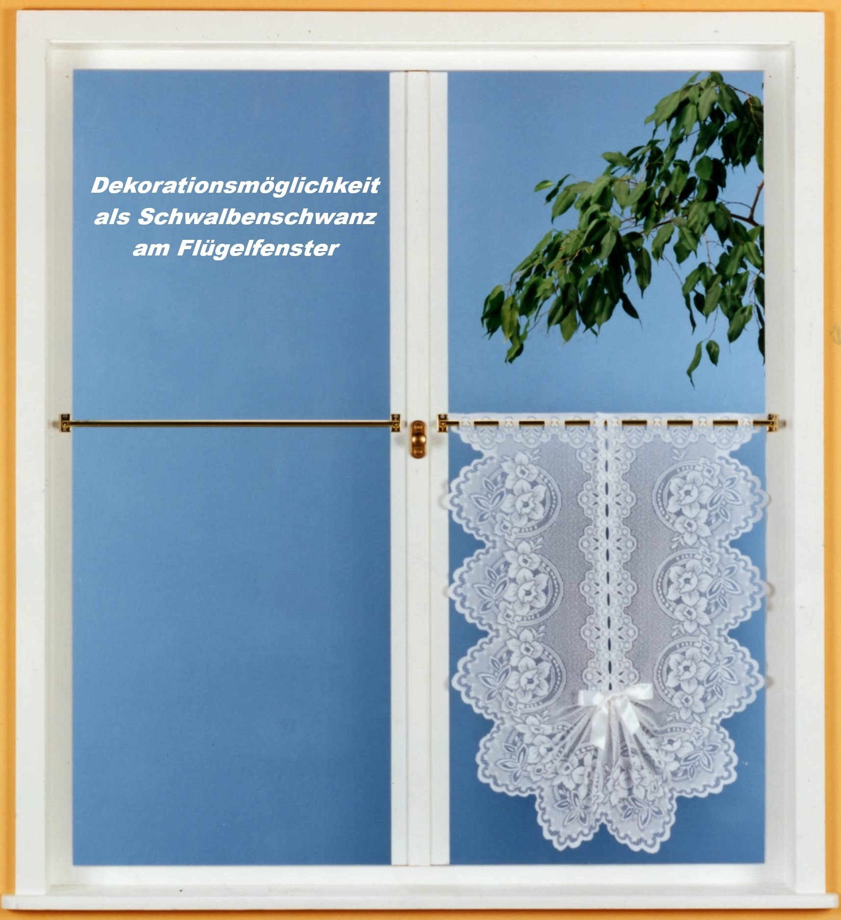 Weckbrodt Scheibengardine »Ella« Stangendurchzug 1 Stk. tlg. Bistro, Gardine, Store, floral