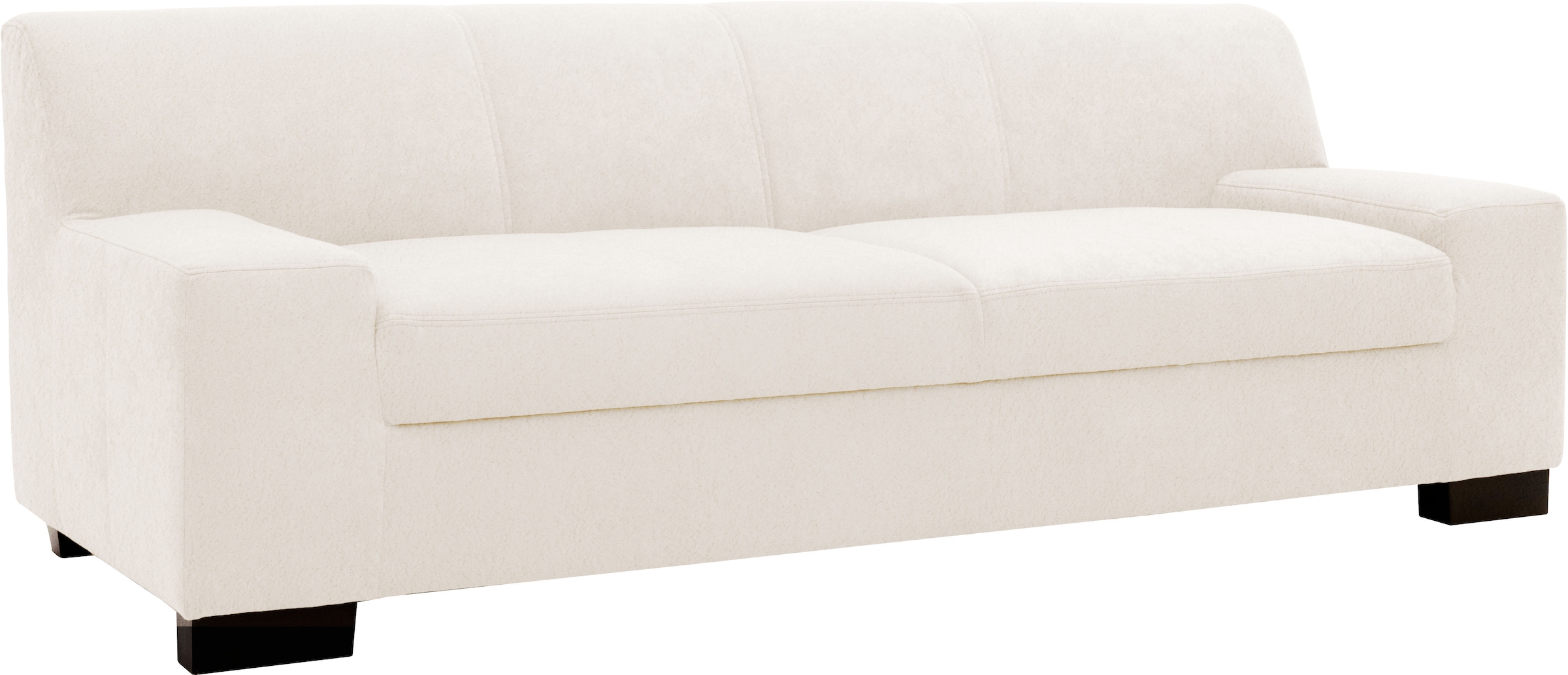 GOODproduct 3-places »Faxxe 212 x 85 cm, auch mit Schlaffunktion« en tissu doux et facile d'entretien