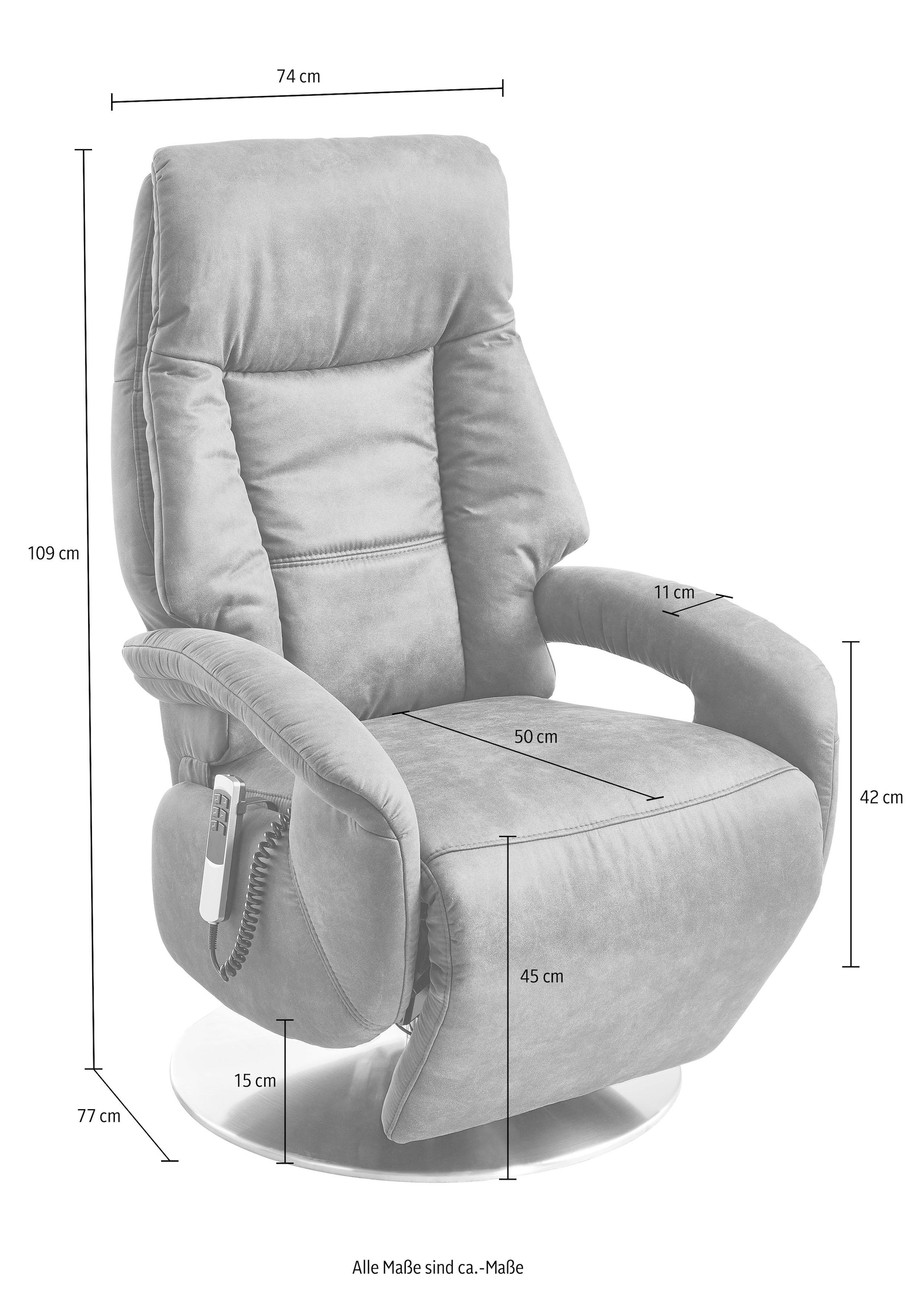 sit&more Fauteuil TV »Enjoy Grösse S« in Grösse S, wahlweise mit Motor und Aufstehhilfe