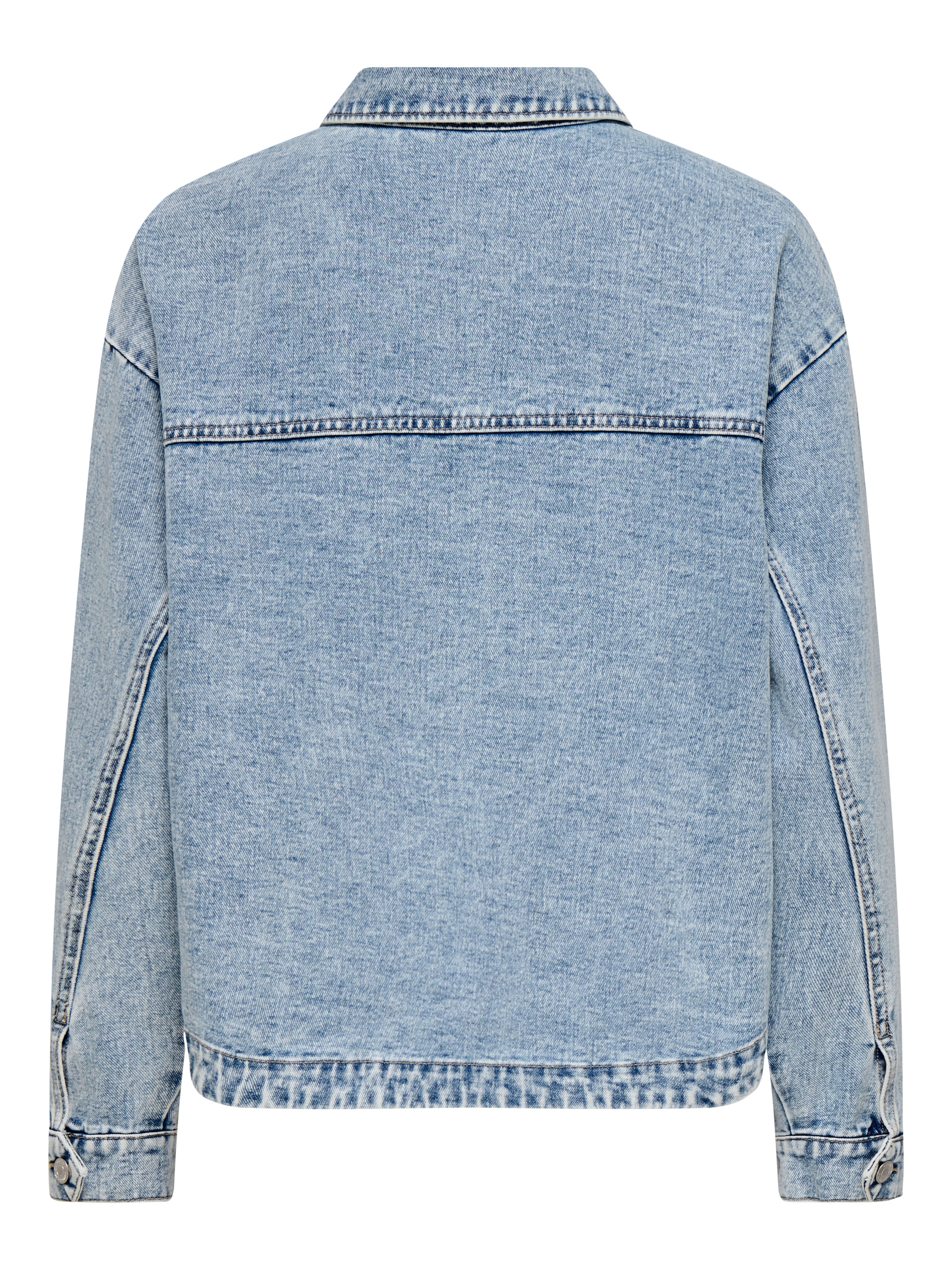 ONLY Veste en jean »ONLLARA LS DNM SHACKET GUA NOOS« mélange de coton