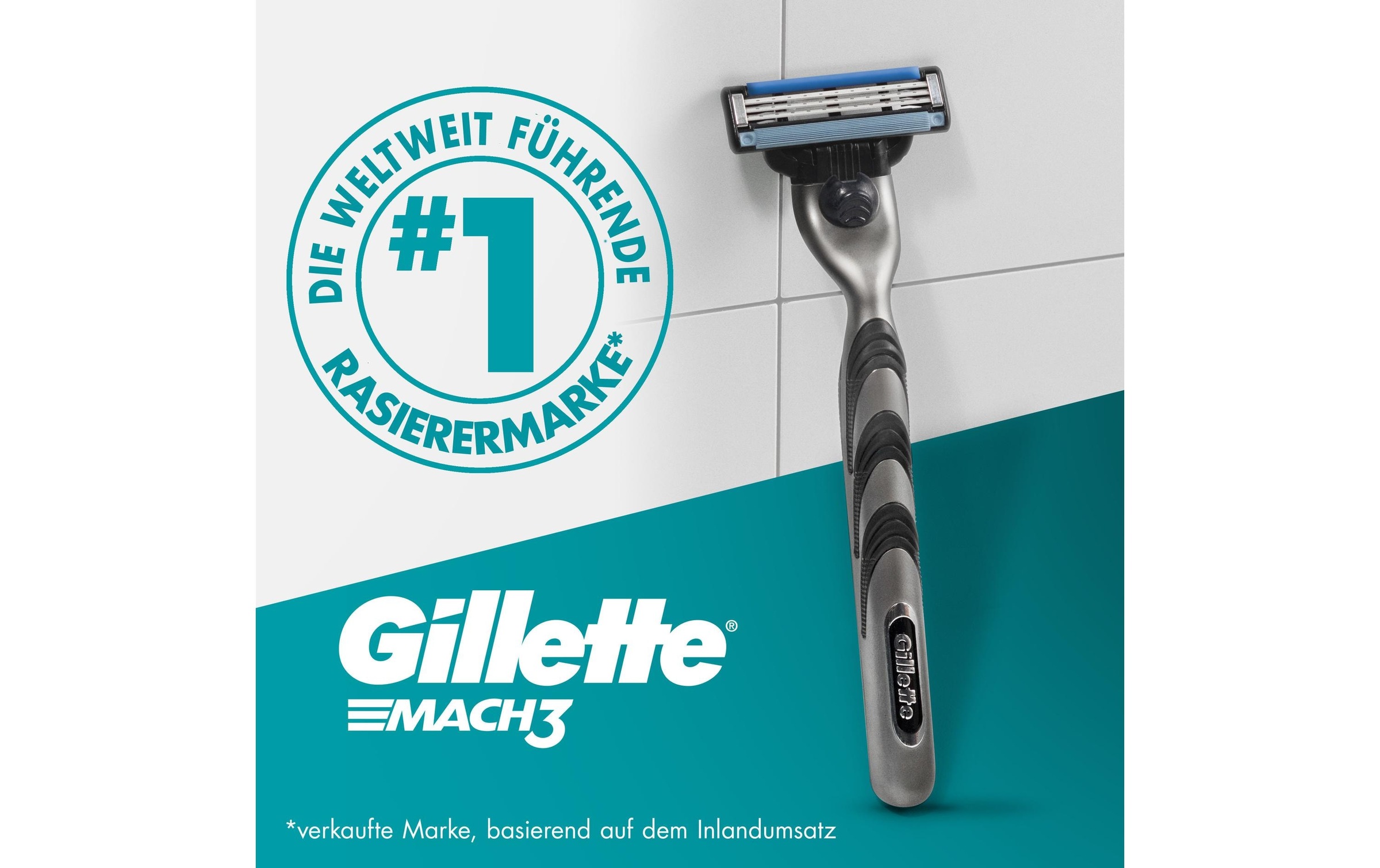 Gillette Körperrasierer »Mach3 + 8 Klingen«