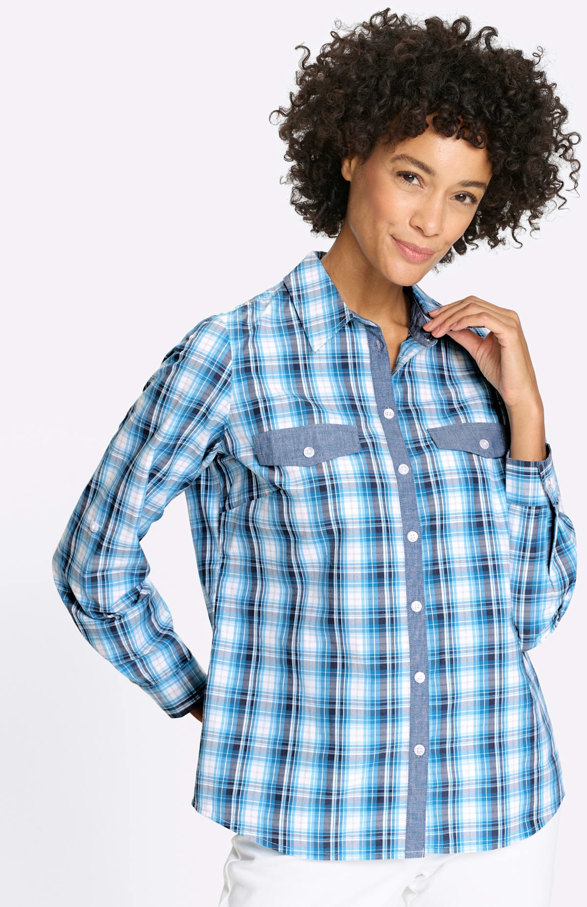 Classic Basics Blouse à carreaux