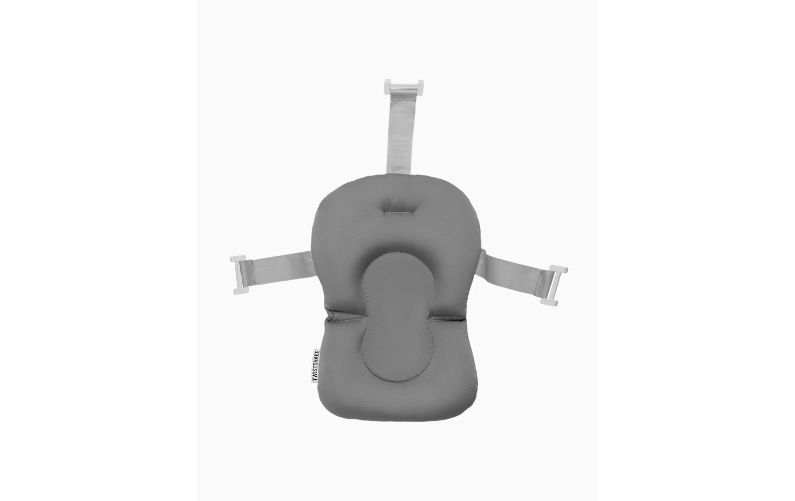   Baignoire pour bébé »Twistshake Baby + Kissen & Rinser & 3 Badetiere Pastel Grey« Höhe 95,5 cm Faltbare Badewanne für bis zu 4 Jahre