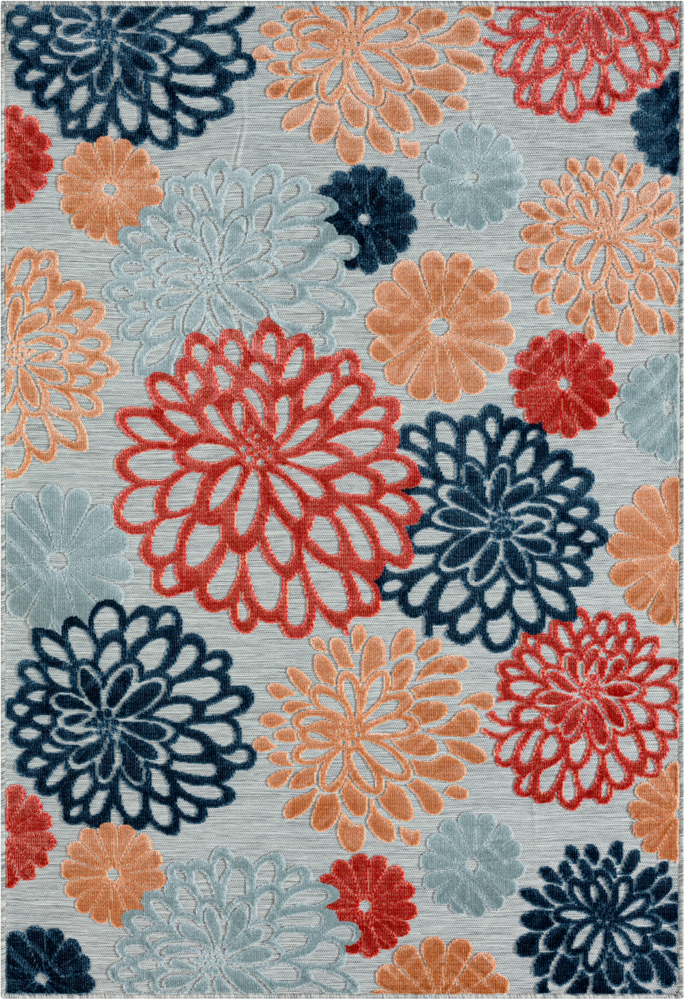 GOODproduct Teppich »Tamsin, LAGERRÄUMUNG!« rechteckig 8 mm Höhe Hoch-Tief Effekt, In- und Outdoor geeignet, Terrasse & Balkon