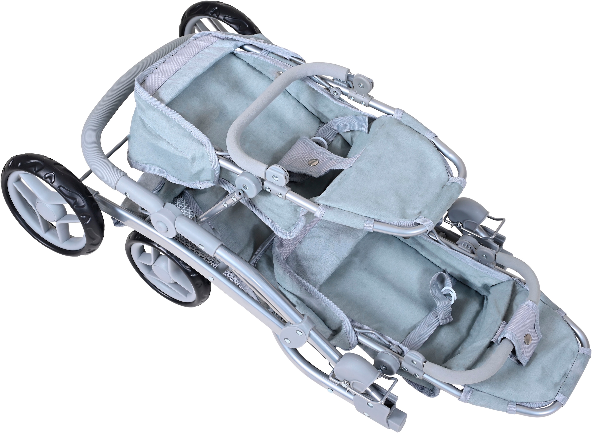 Knorrtoys® Puppen-Zwillingsbuggy »Milo«