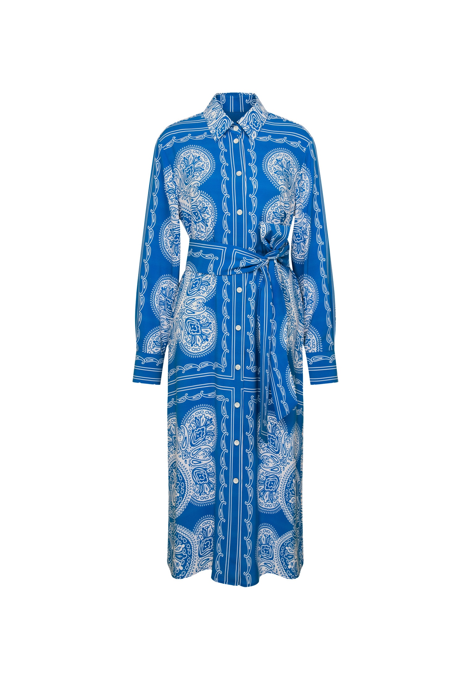 seidensticker Sommerkleid »Schwarze Rose« 1/1 Kragen Tuchprint