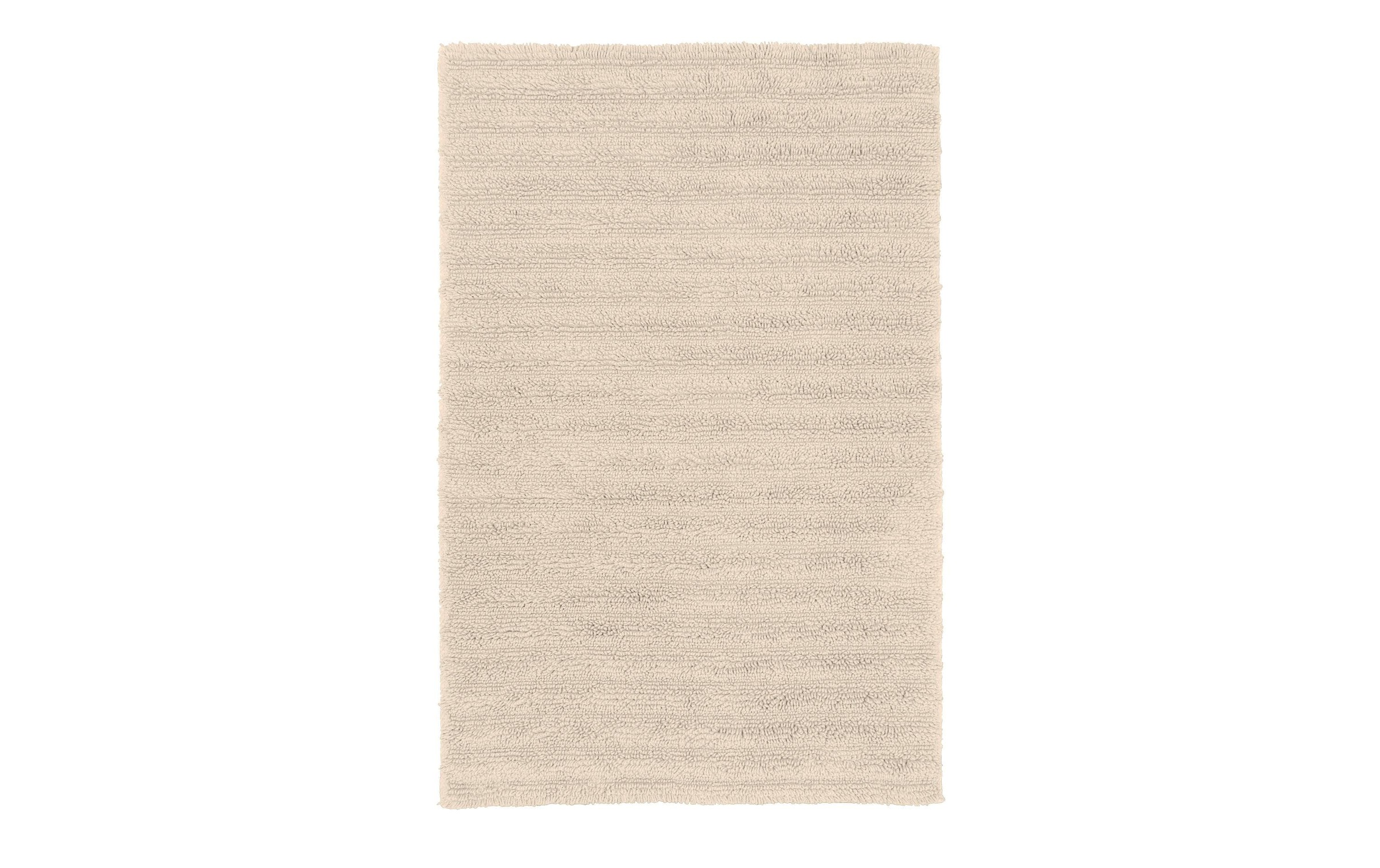 Kleine Wolke Badematte »Yara« Höhe 5 mm beidseitig nutzbar | fussbodenheizungsgeeignet Badteppich, Uni Farben, gestreift, waschbar