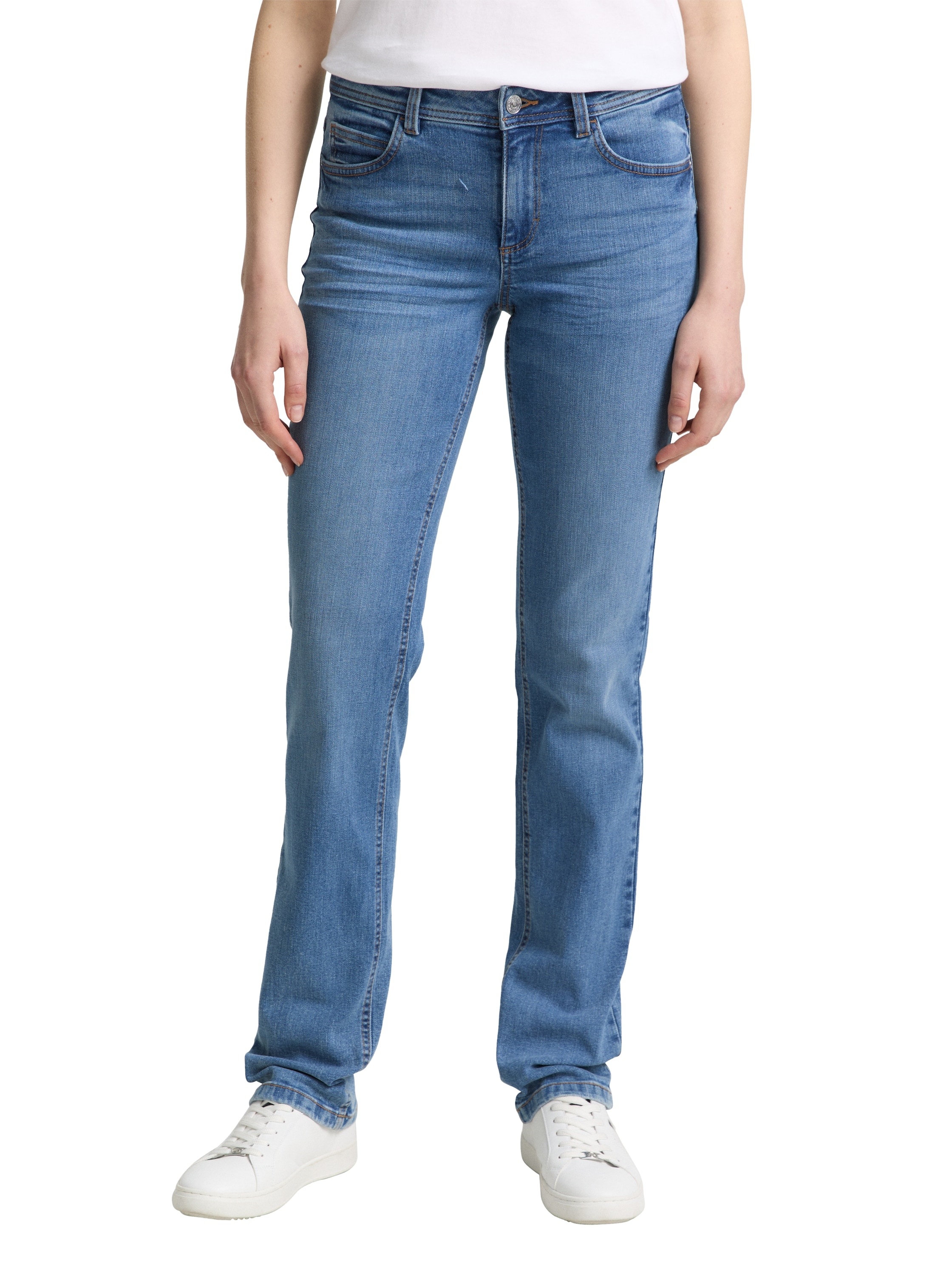 TOM TAILOR Jeans droit »Alexa - Straight« in 5-Pocket-Form