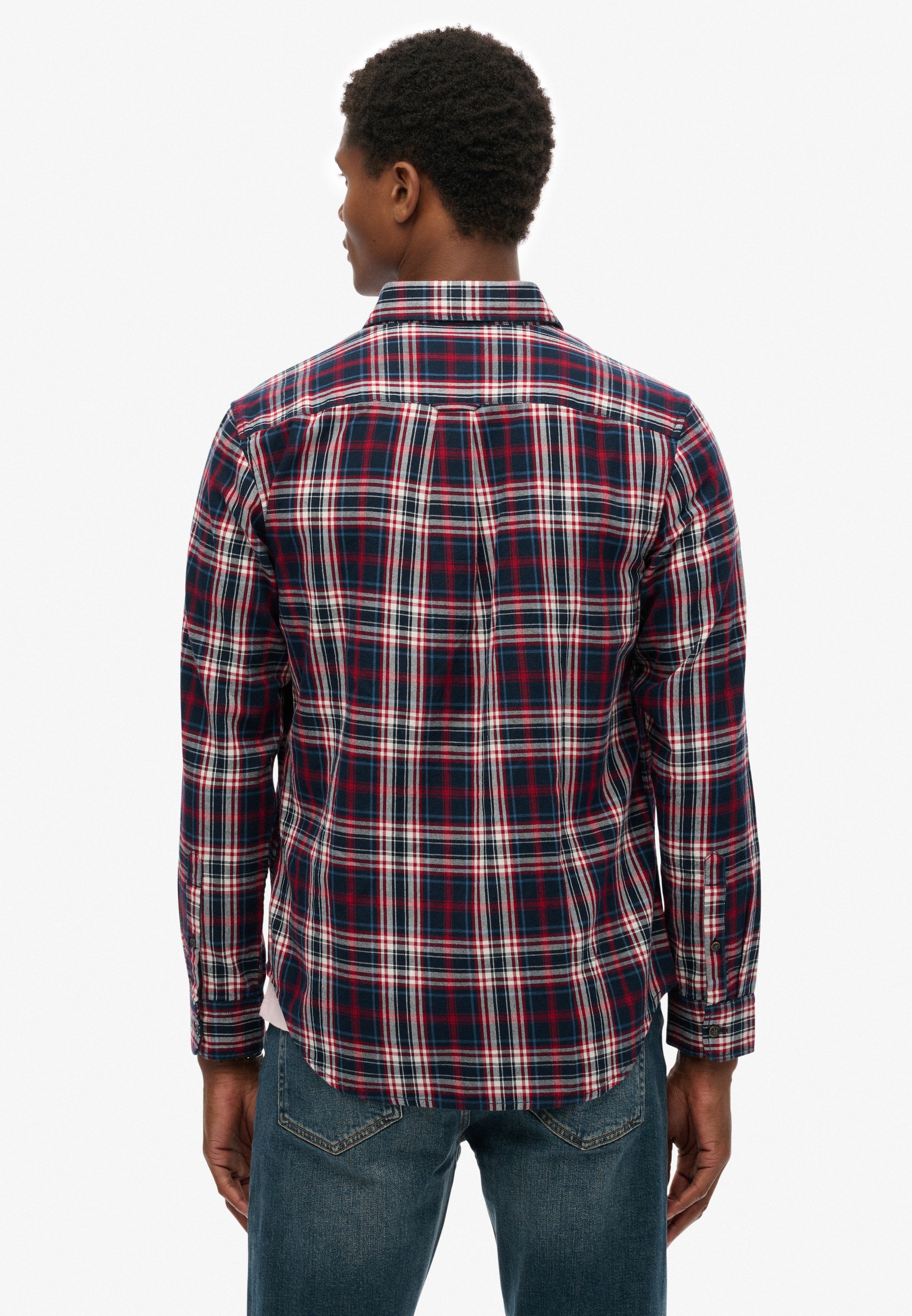 Superdry Langarmhemd »VINTAGE CHECK SHIRT«