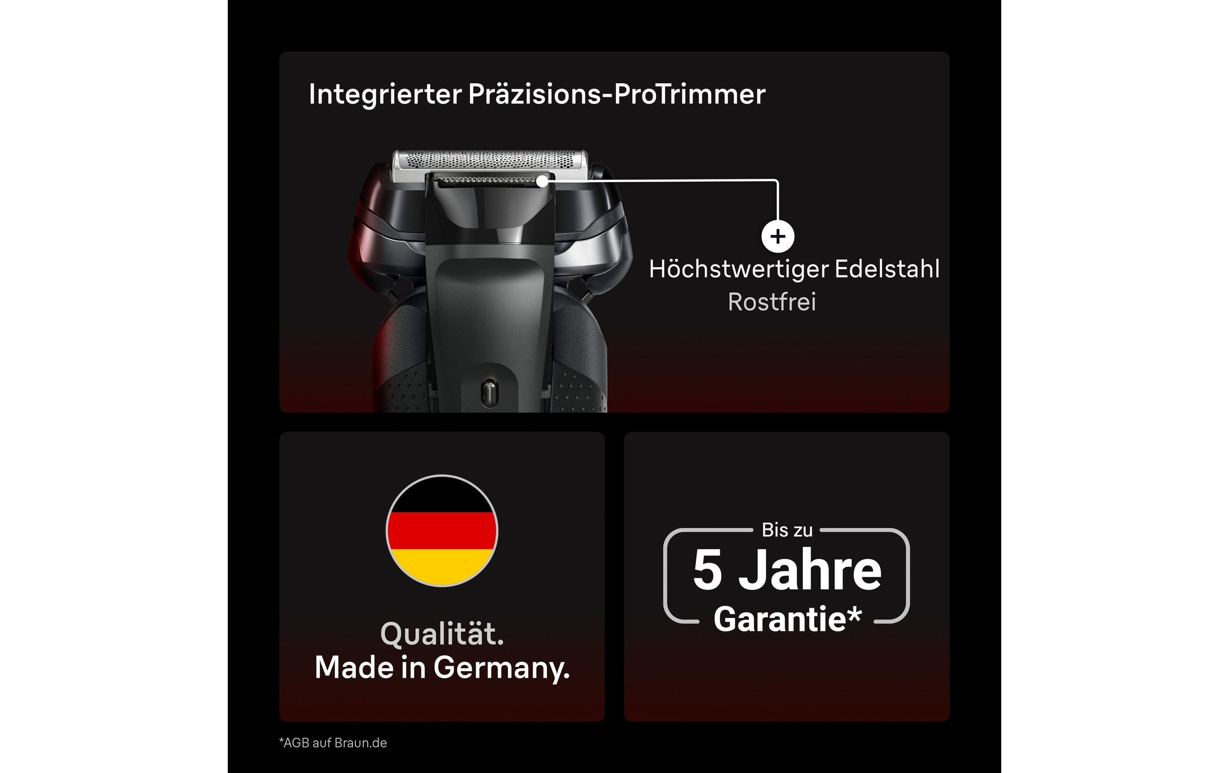 Braun Rasoirs électriques »Herrenrasierer Series 9 Sport«
