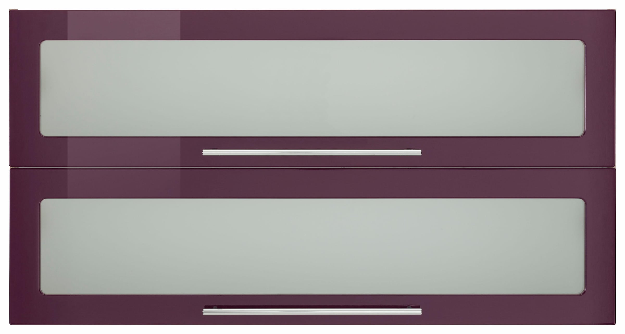 KOCHSTATION Armoire suspendue en verre »KS-Samos« mit 2 Klappen