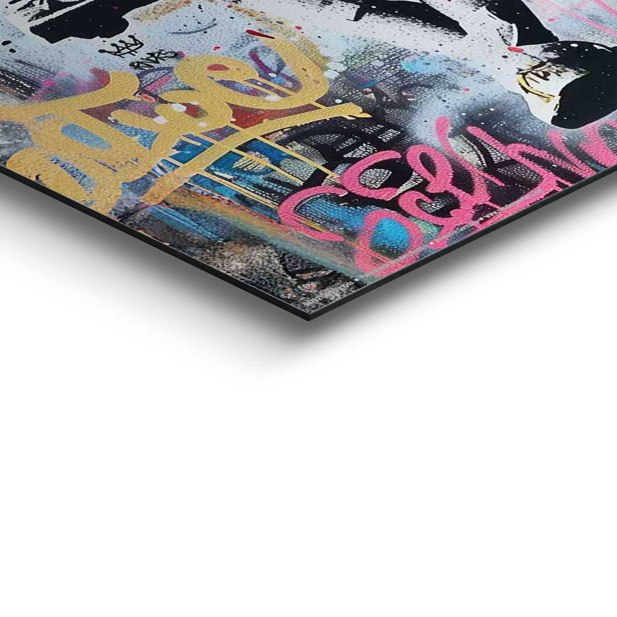 Reinders! Deco-Panel »Swinging Kids« Kinderzimmer - Graffiti - Kinder - Schaukel - Mehrfarbig - MDF
