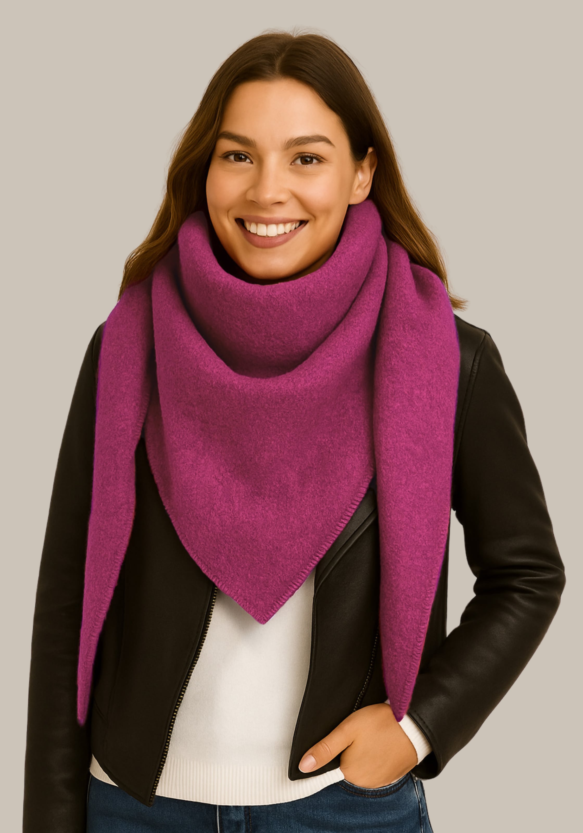 Capelli New York Foulard de mode Feinstrick, individuell zu Binden, wärmend