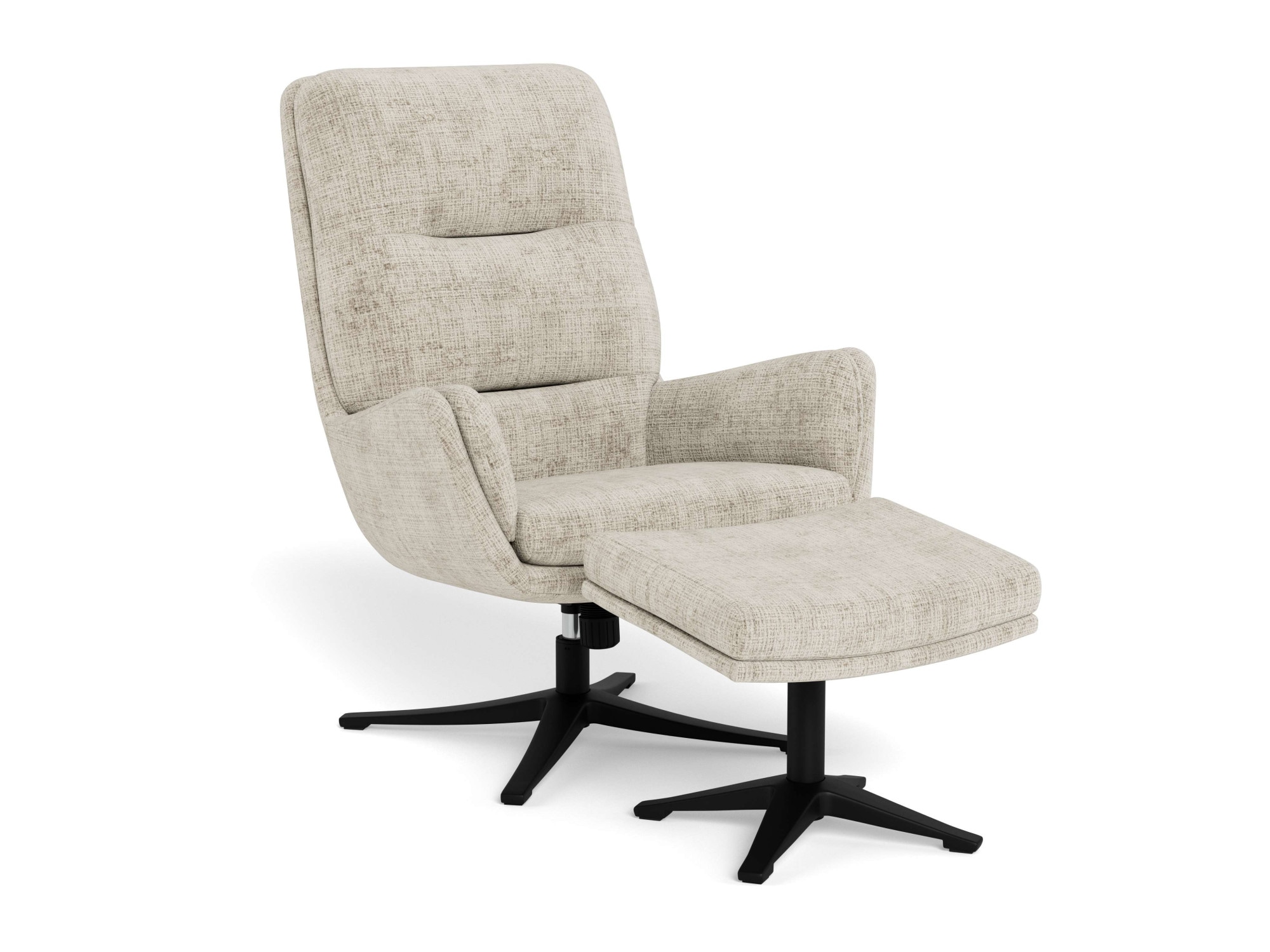 ACTONA GROUP Loungesessel »Suton - Bequemer Sessel mit Neigungs- & Drehfunktion« Ergonomischer Recliner mit Stoffbezug