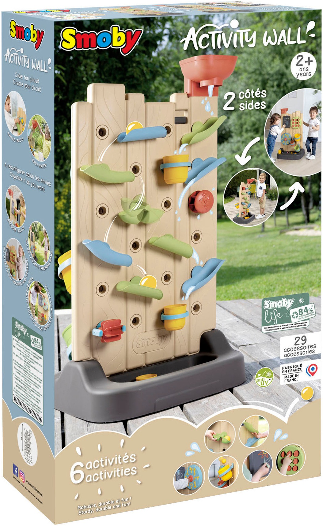 Smoby Spielcenter »Smoby Life, Activity Wall 6-in-1« Made in Europe