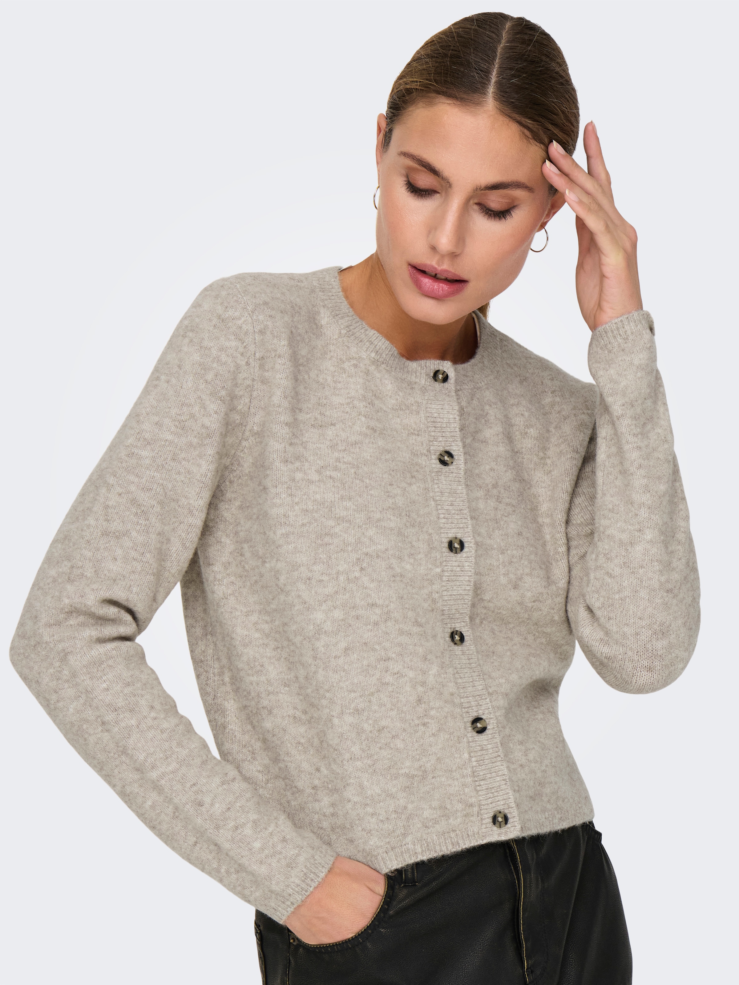 JDY Veste en tricot »JDYCHLOE LIFE L/S CARDIGAN KNT NOOS« Materialmix