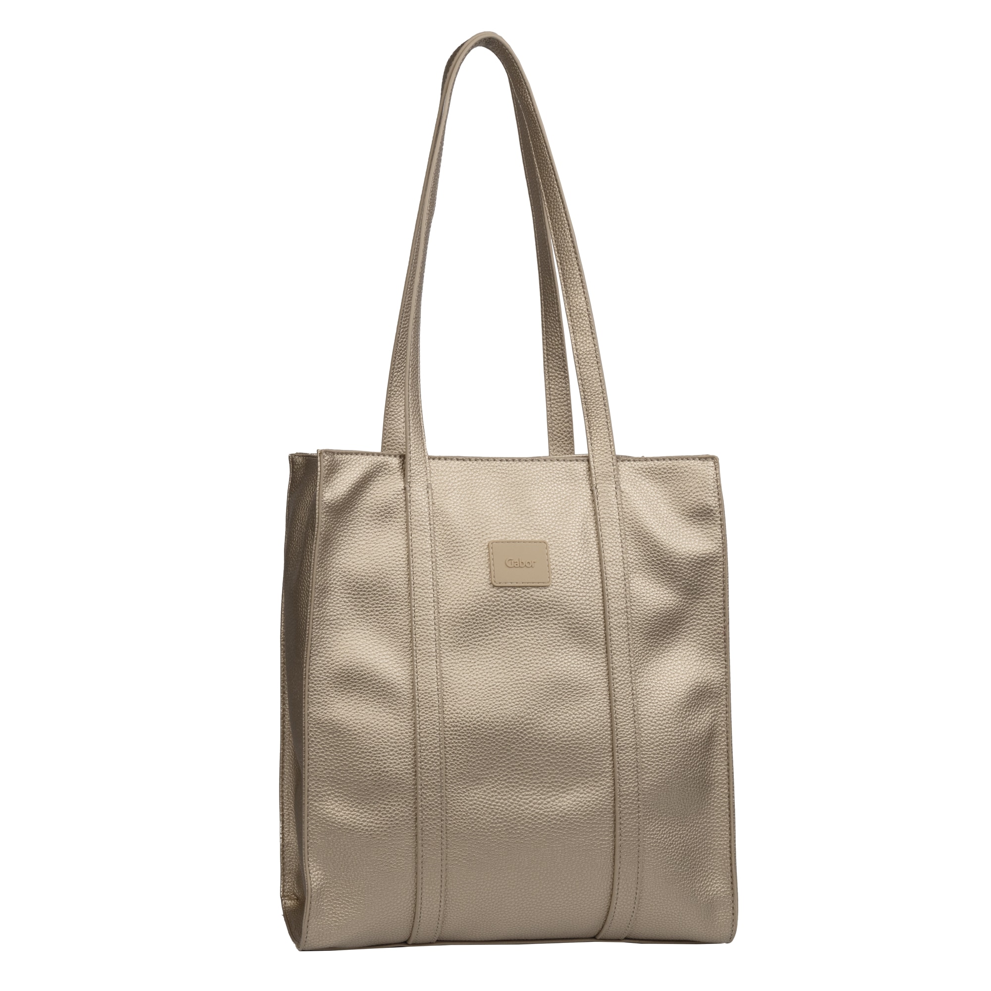 Gabor Shopper »Elfie« aus fein genarbtem, glattem Kunstleder und mit einem Logo Rubber Patch