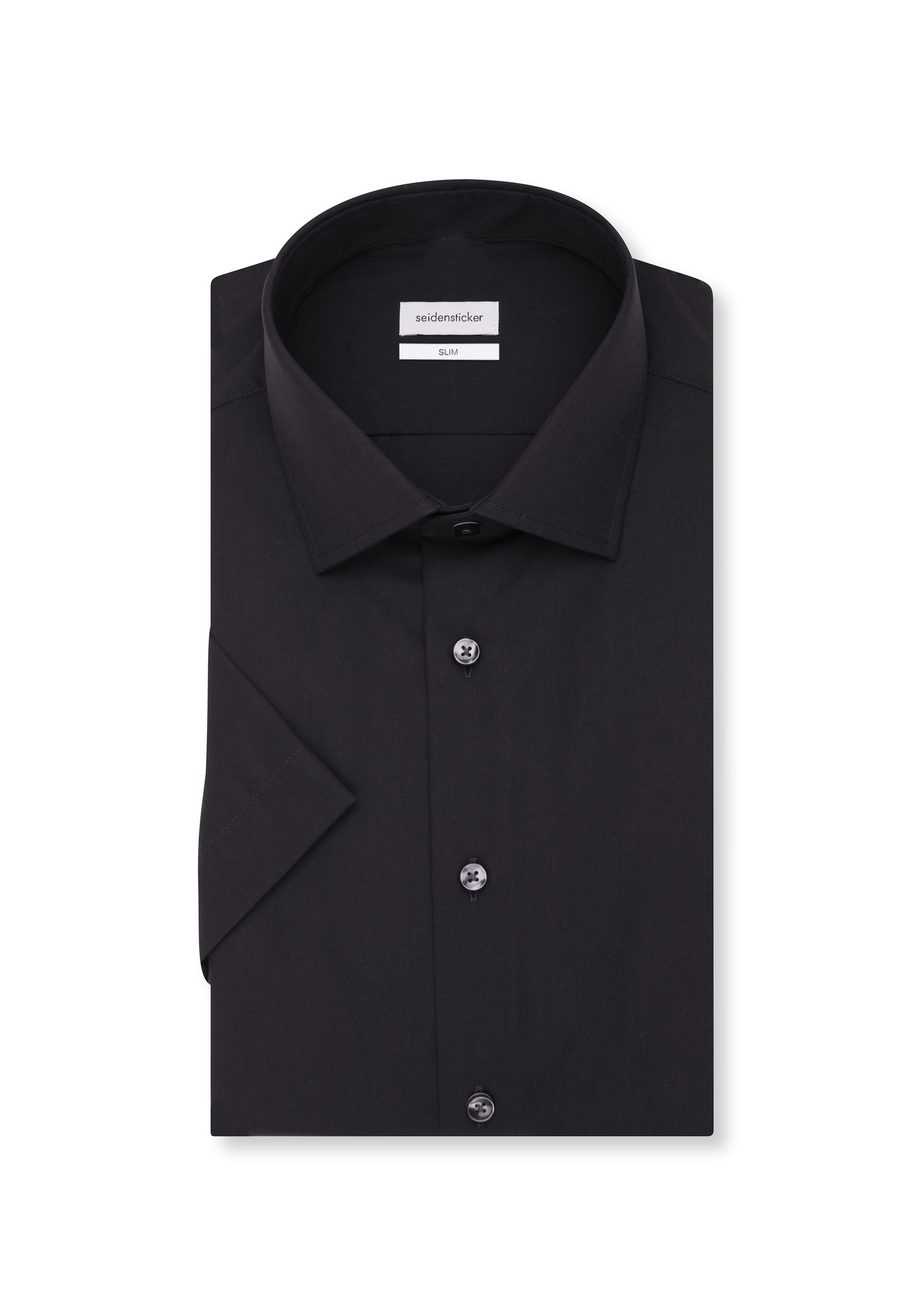 seidensticker Businesshemd »Schwarze Rose«, Slim 1/2 Kentkragen Uni
