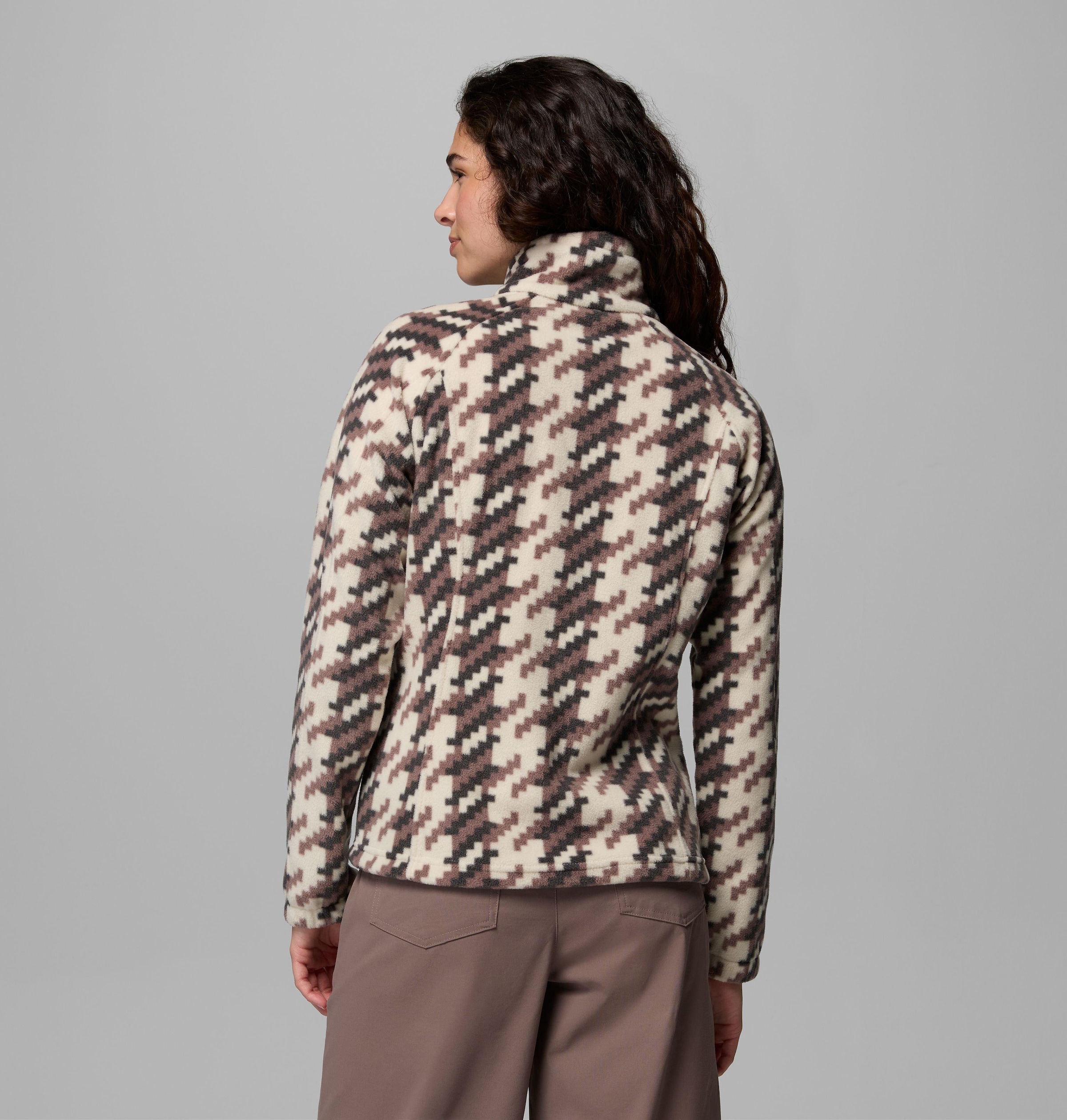 Columbia Fleecejacke »Benton Springs Printed Full Zip« mit Reissverschluss, wasserabweisend, windabweisend, atmungsaktiv