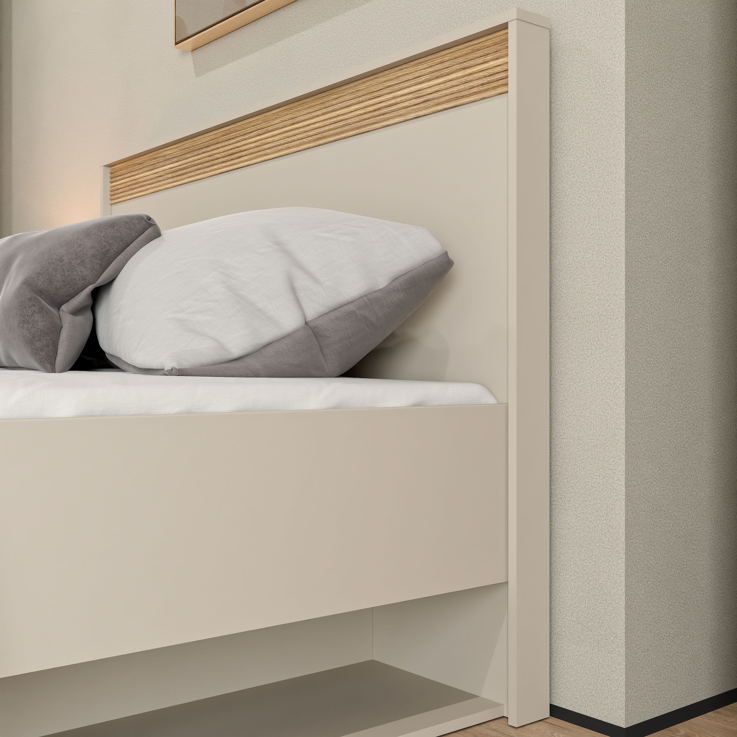 FORTE Lit de rangement avec tiroir, disponible en 2 tailles