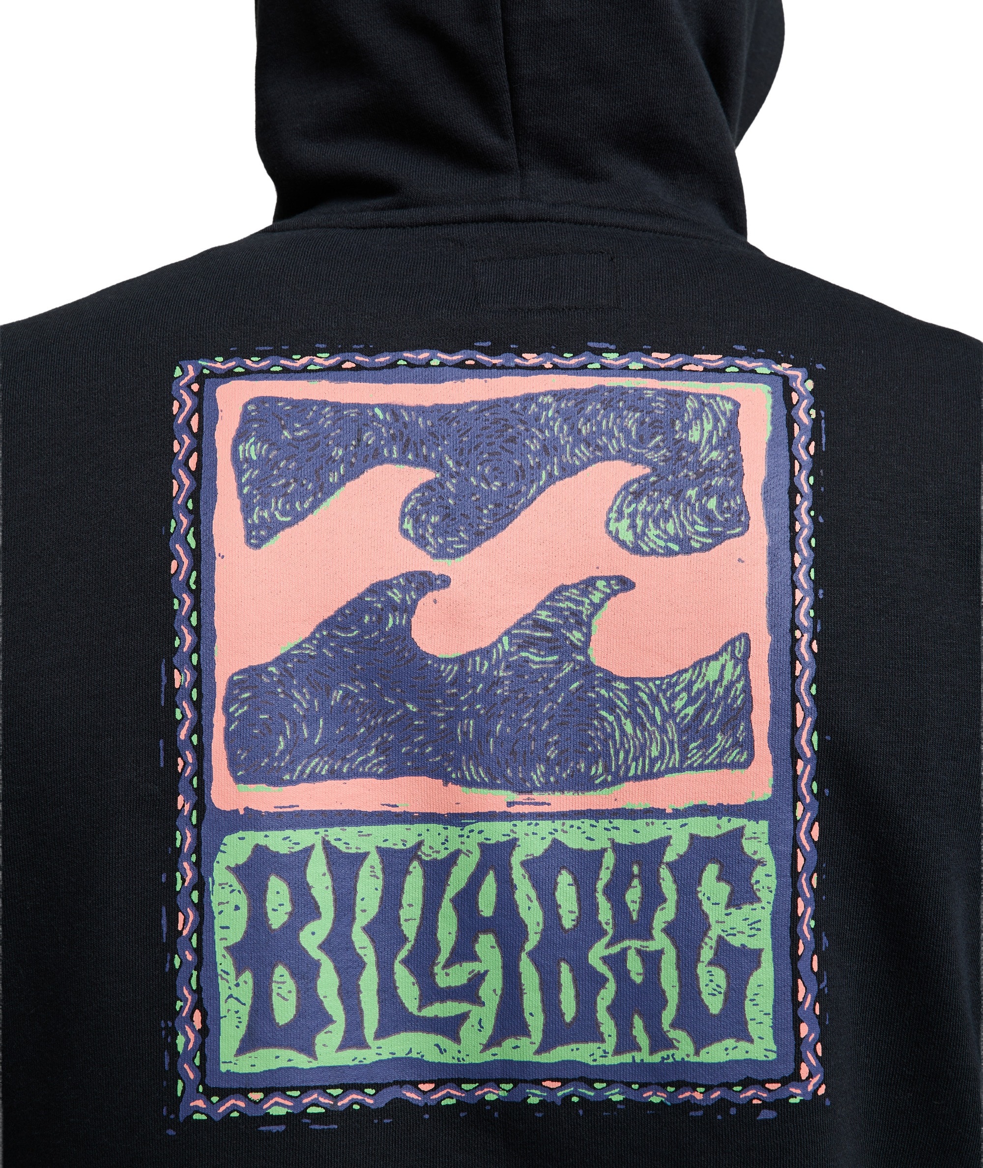 Billabong Sweat à capuche »STAMP PO«, sportlicher Stil, für Erwachsene, aus Baumwolle und Polyester
