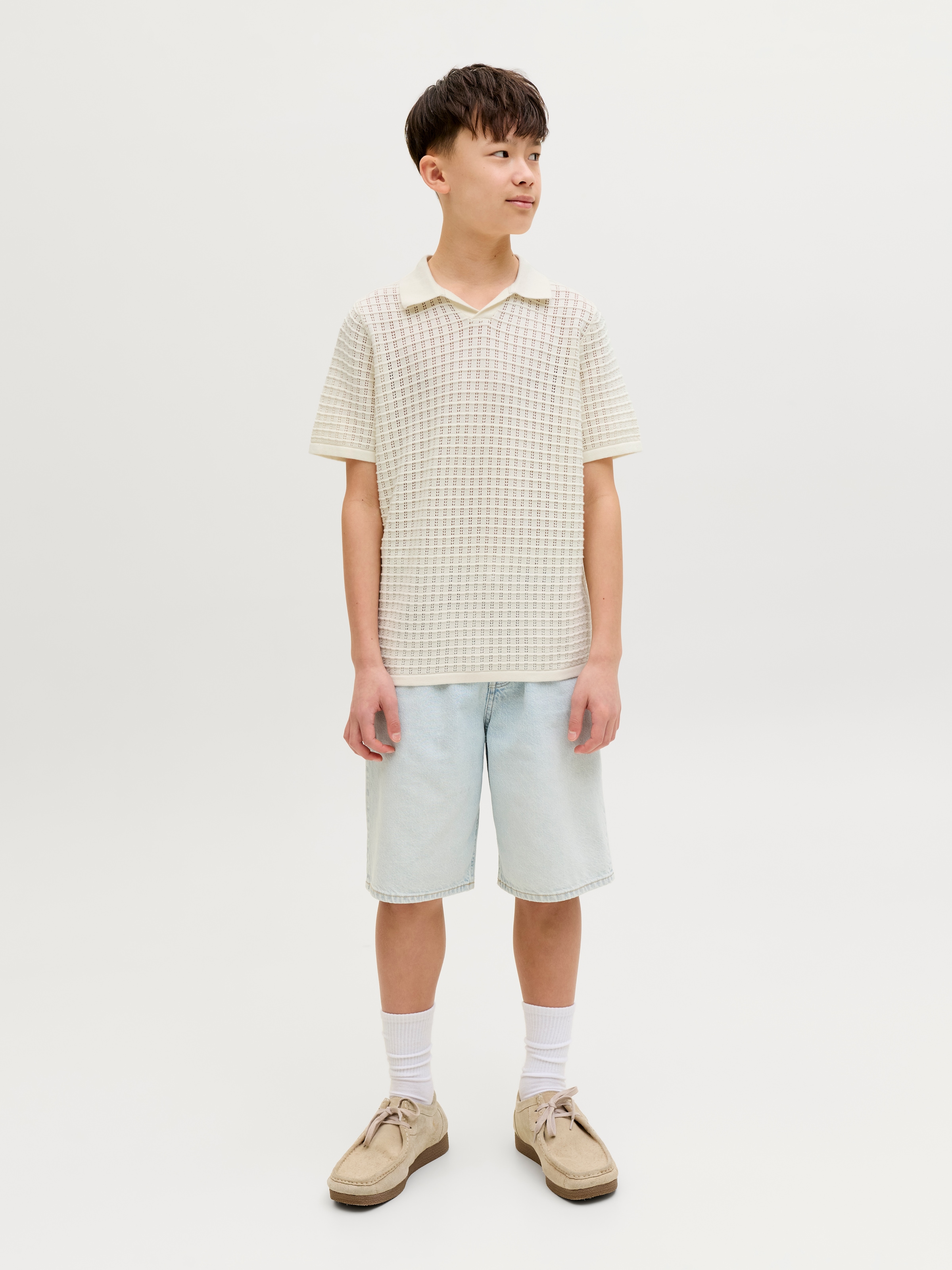 Jack & Jones Junior Polokragenpullover »JORNANTUCKET SPLIT NECK POLO JNR«