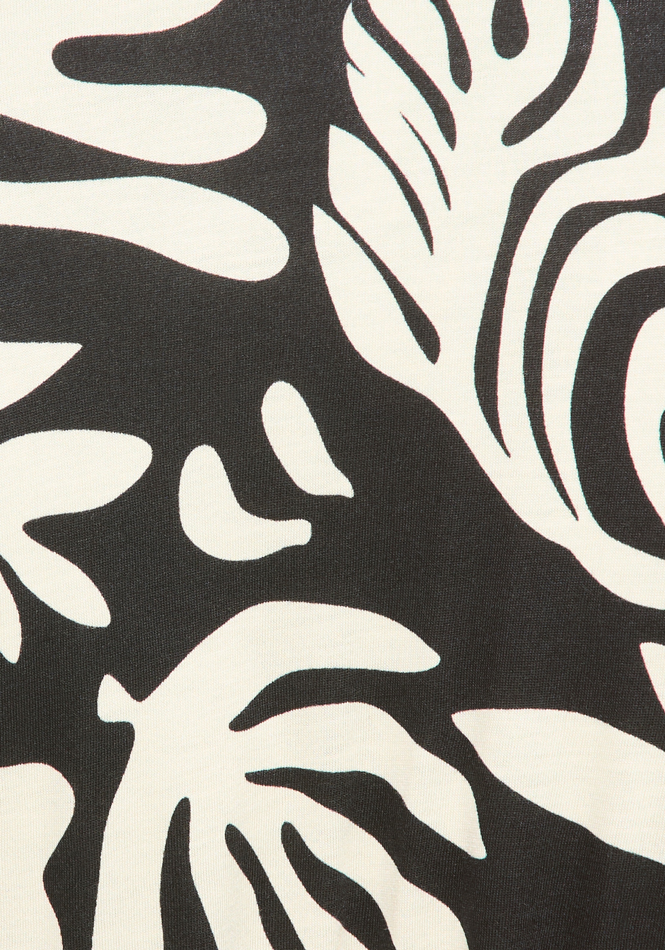 French Connection Kimono 1-teilig,  im zeitlosen Schwarz-Weiss-Look