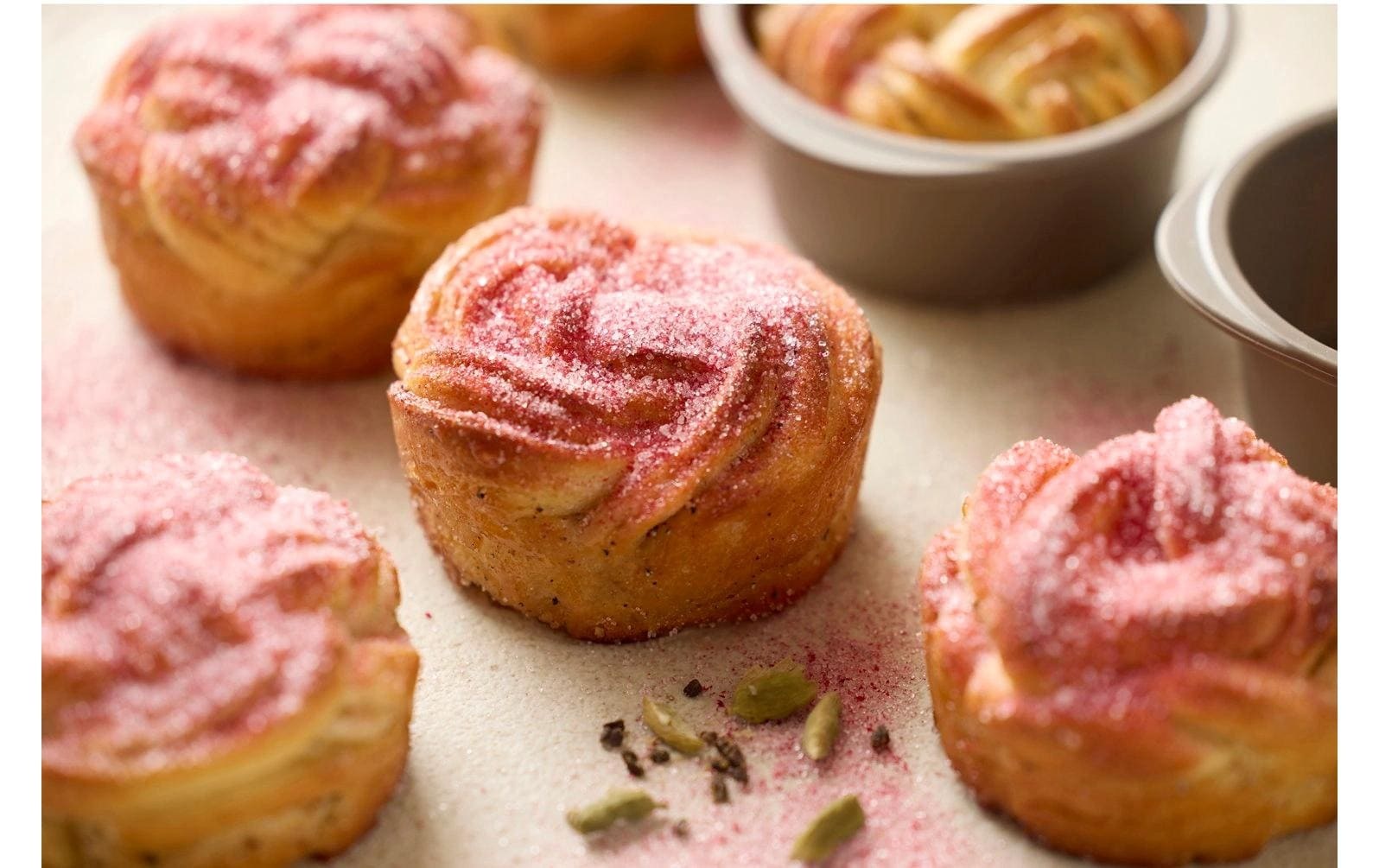   Muffinform »Muffin Backform Swirl, Silikon, Latte, für 6 Muffins«