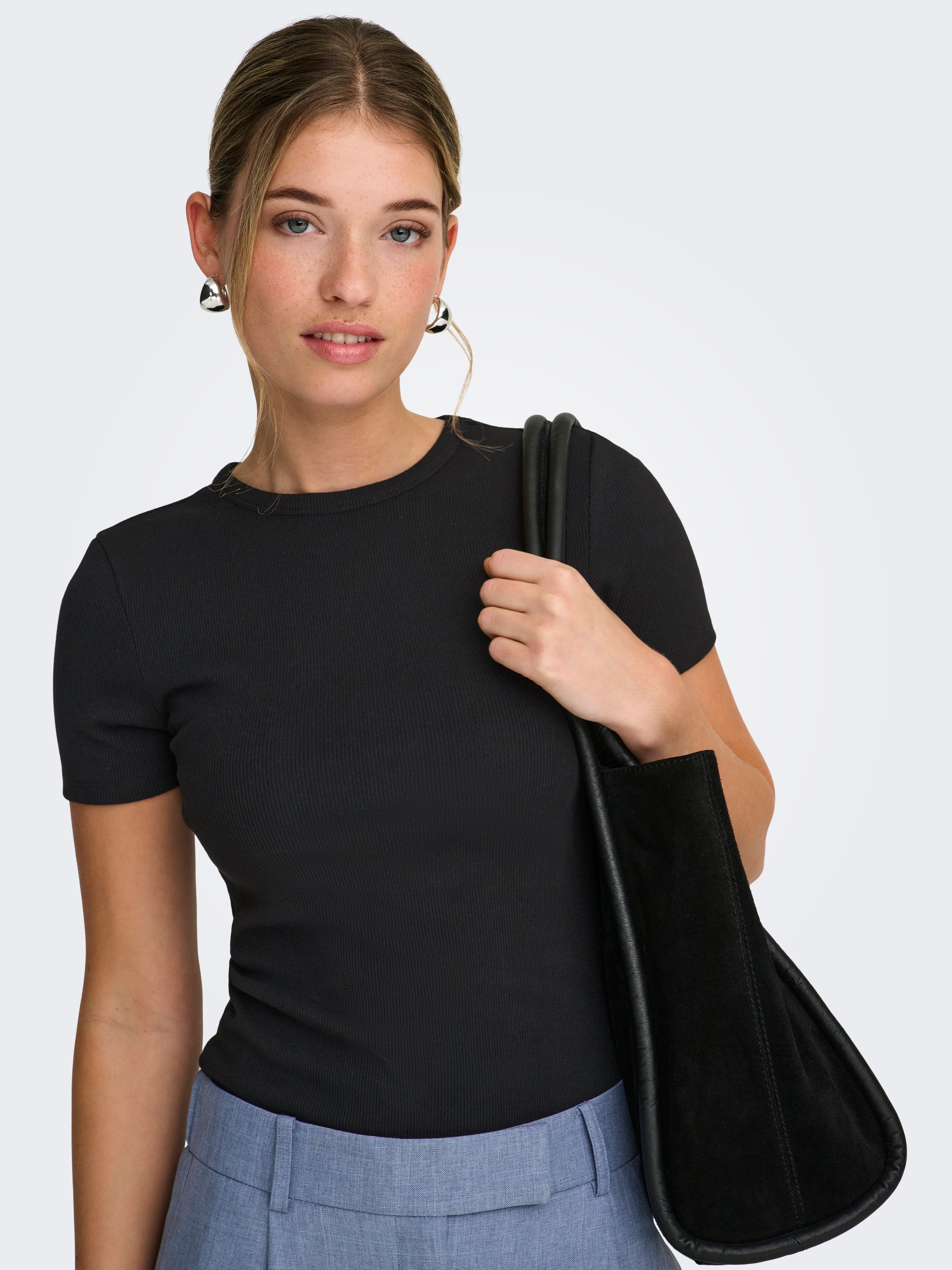 ONLY T-shirt à manches courtes »ONLJUNE S/S TEE JRS NOOS« mélange de matériaux