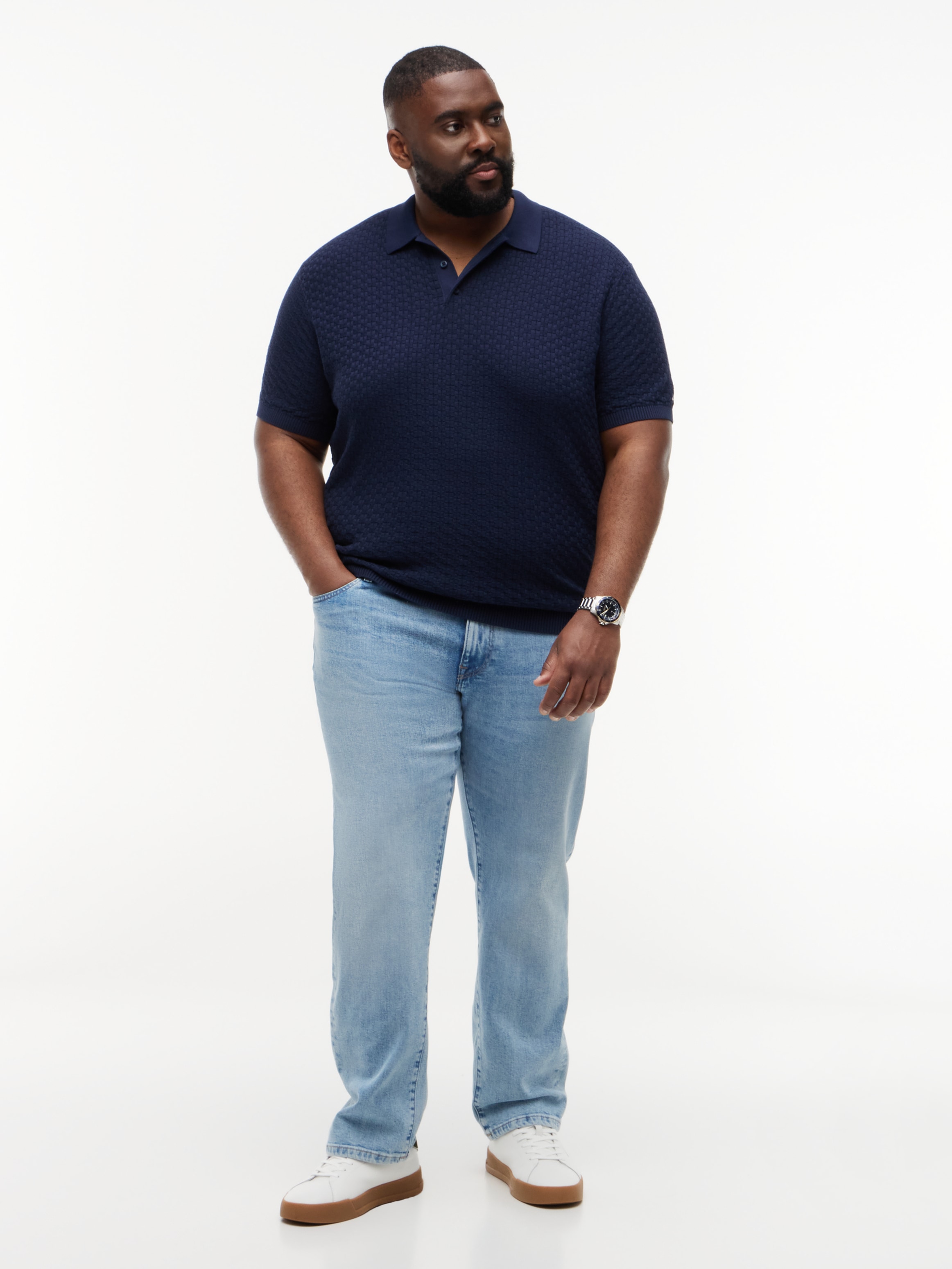 Tommy Hilfiger Big & Tall Polo »BT-GMD STRUCTURE« Grosse Grössen, mit Struktur